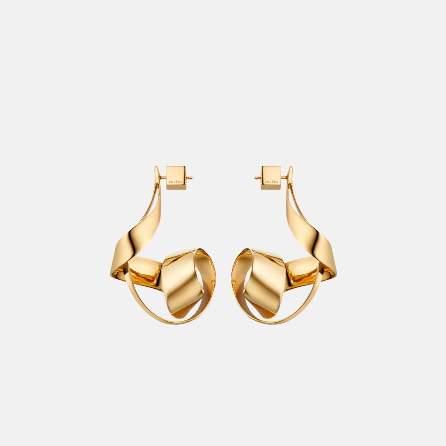 Polene Eole Spiral Earrings Gilded Edition