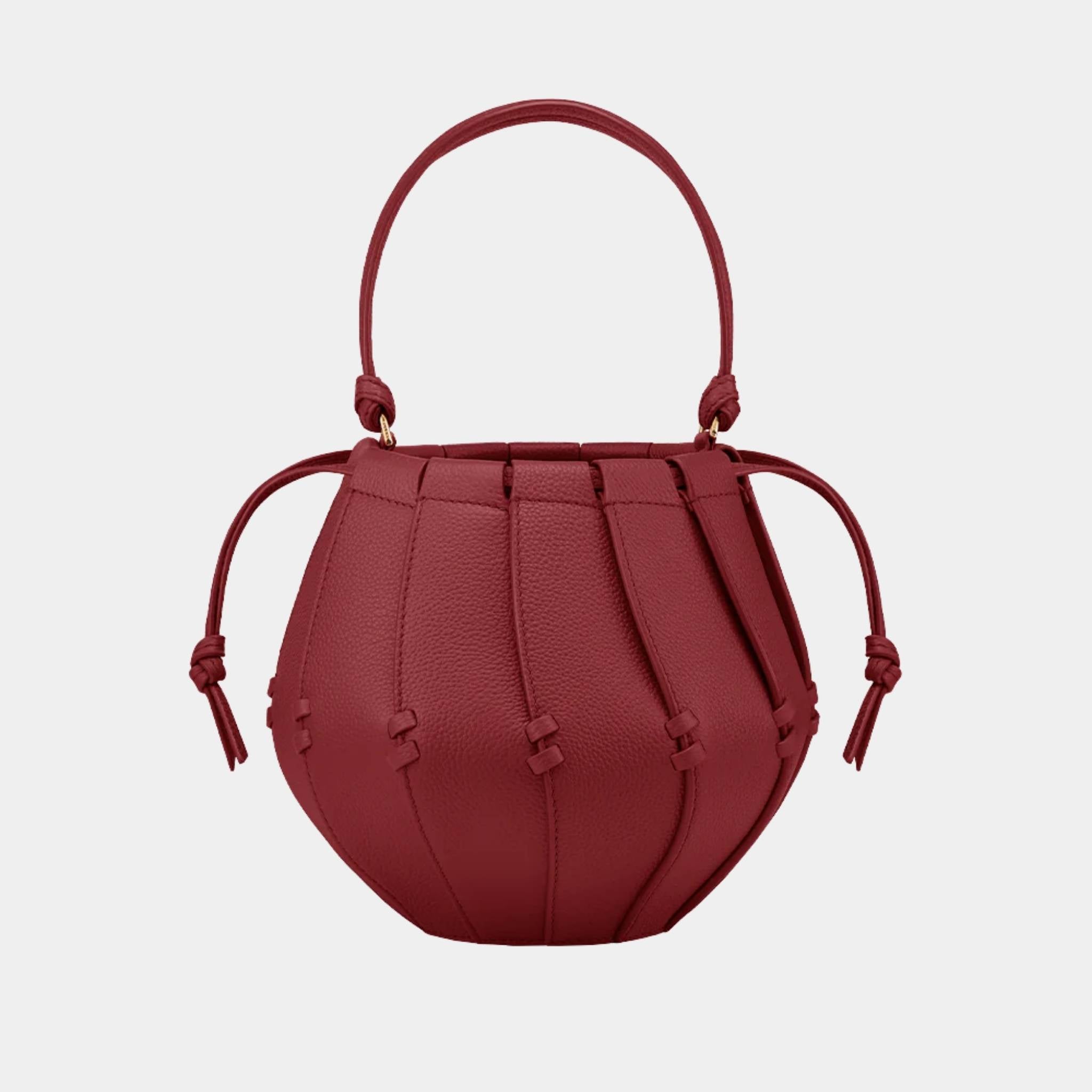 Polene Lopio Edition Garnet Handbag, Front