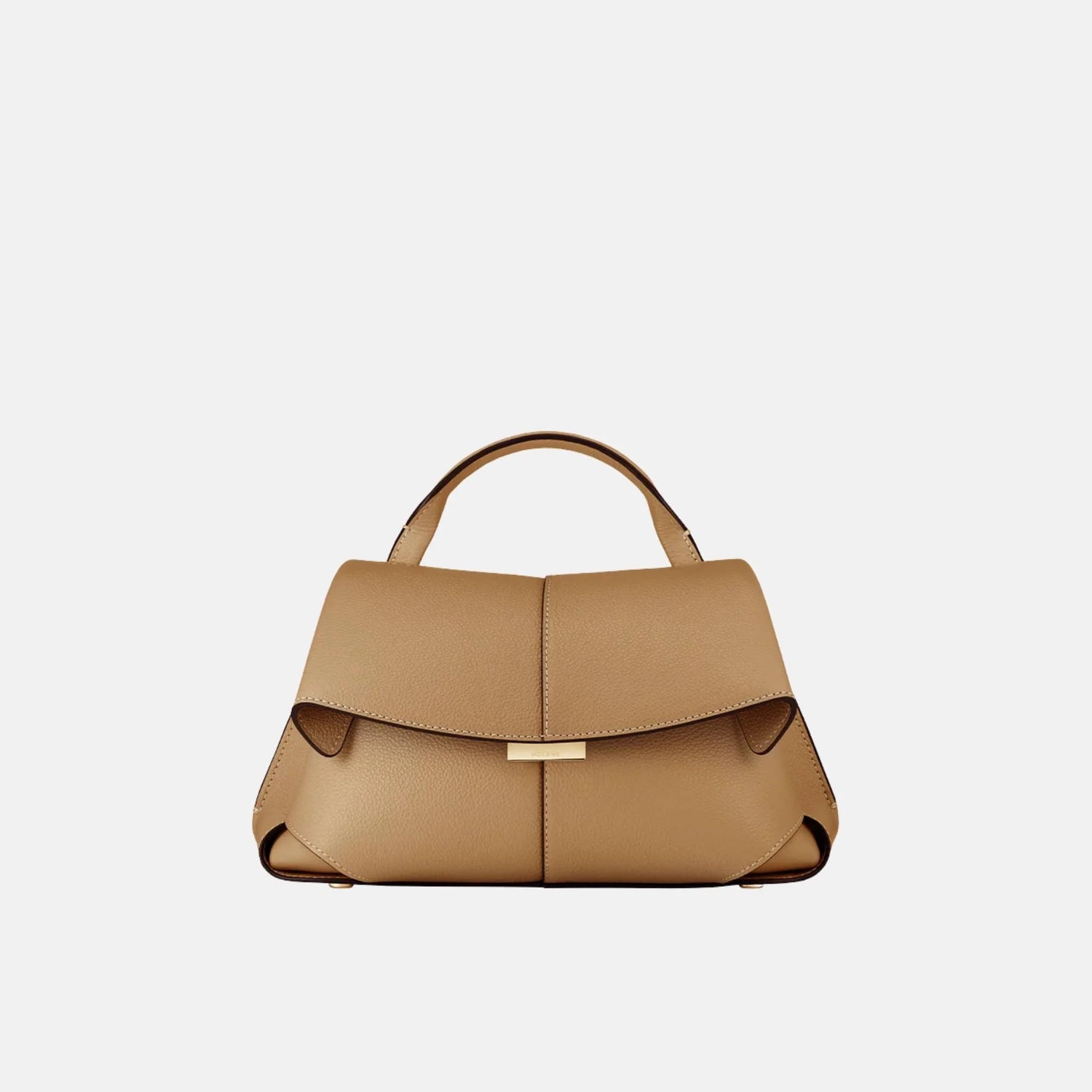 Polene Mokki Mini Handbag, Ochre