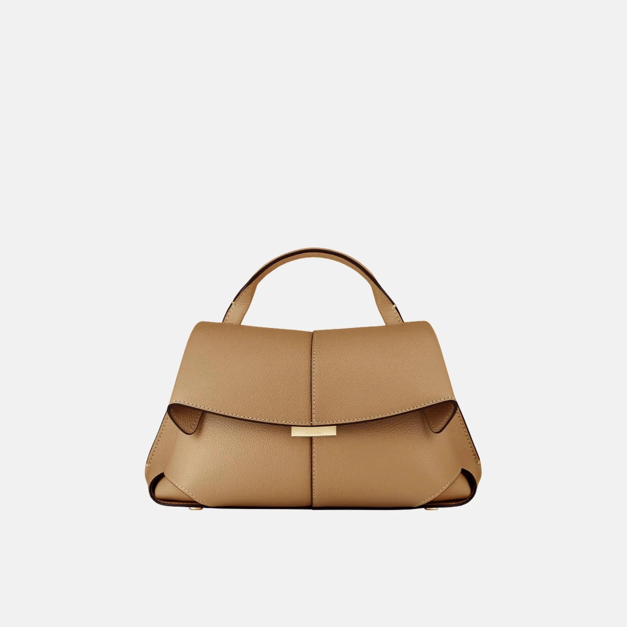 Polene Mokki Mini Handbag, Ochre