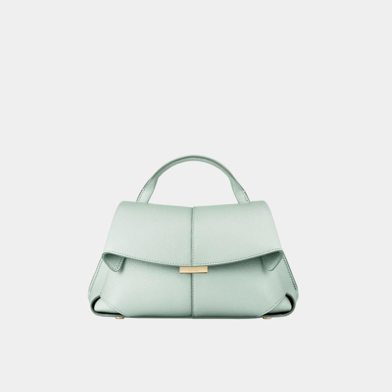 Polene Mokki Mini Handbag, Sea Foam