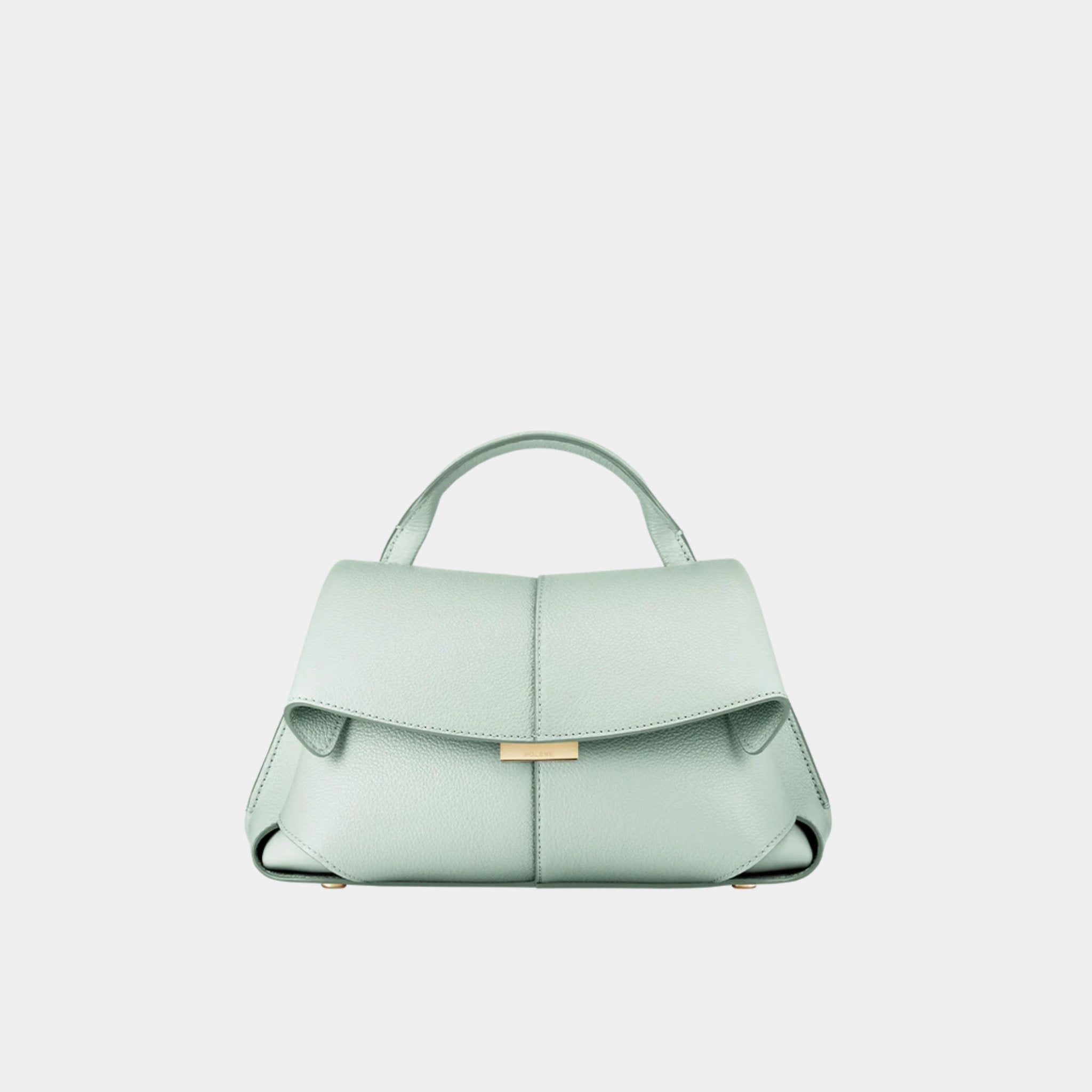 Polene Mokki Mini Handbag, Sea Foam