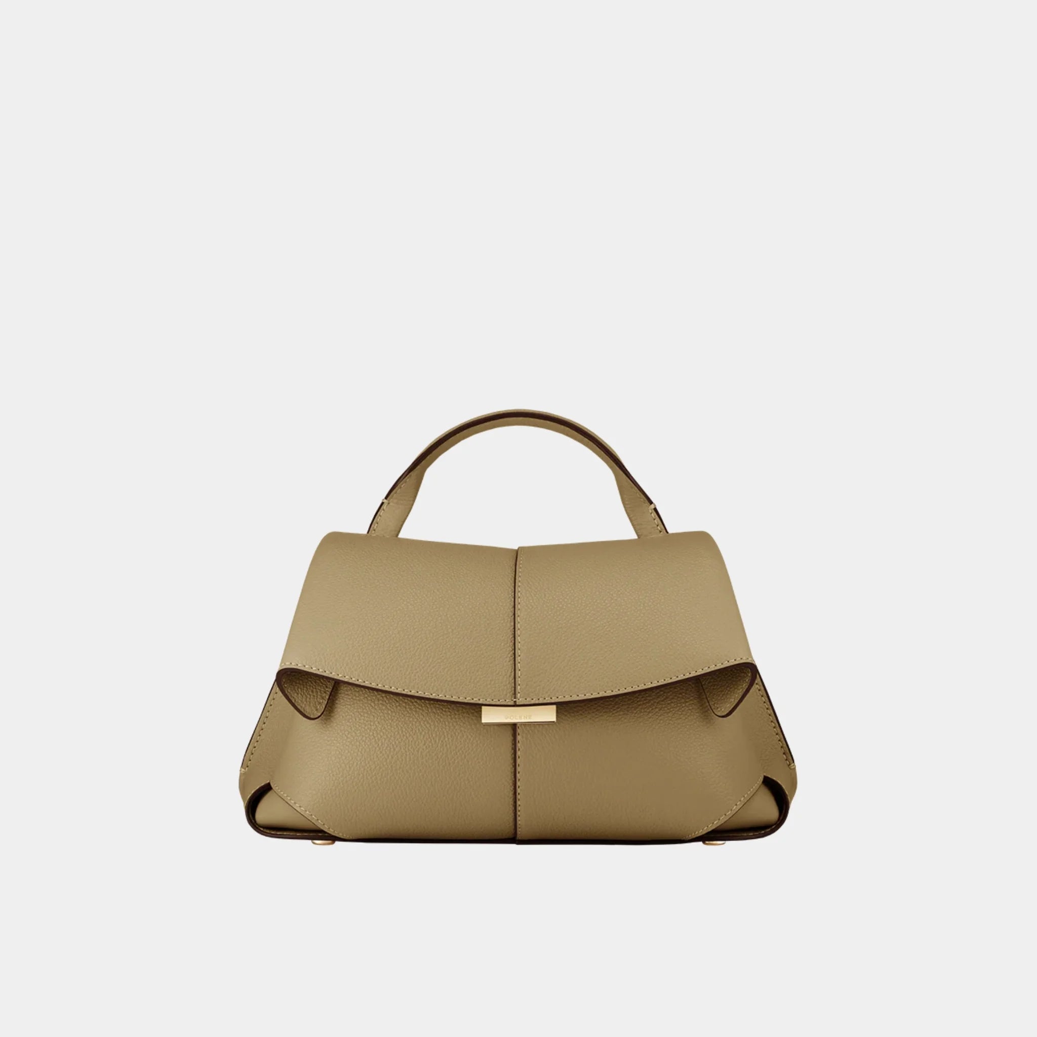 Polene Mokki Mini Handbag, Smoky Olive
