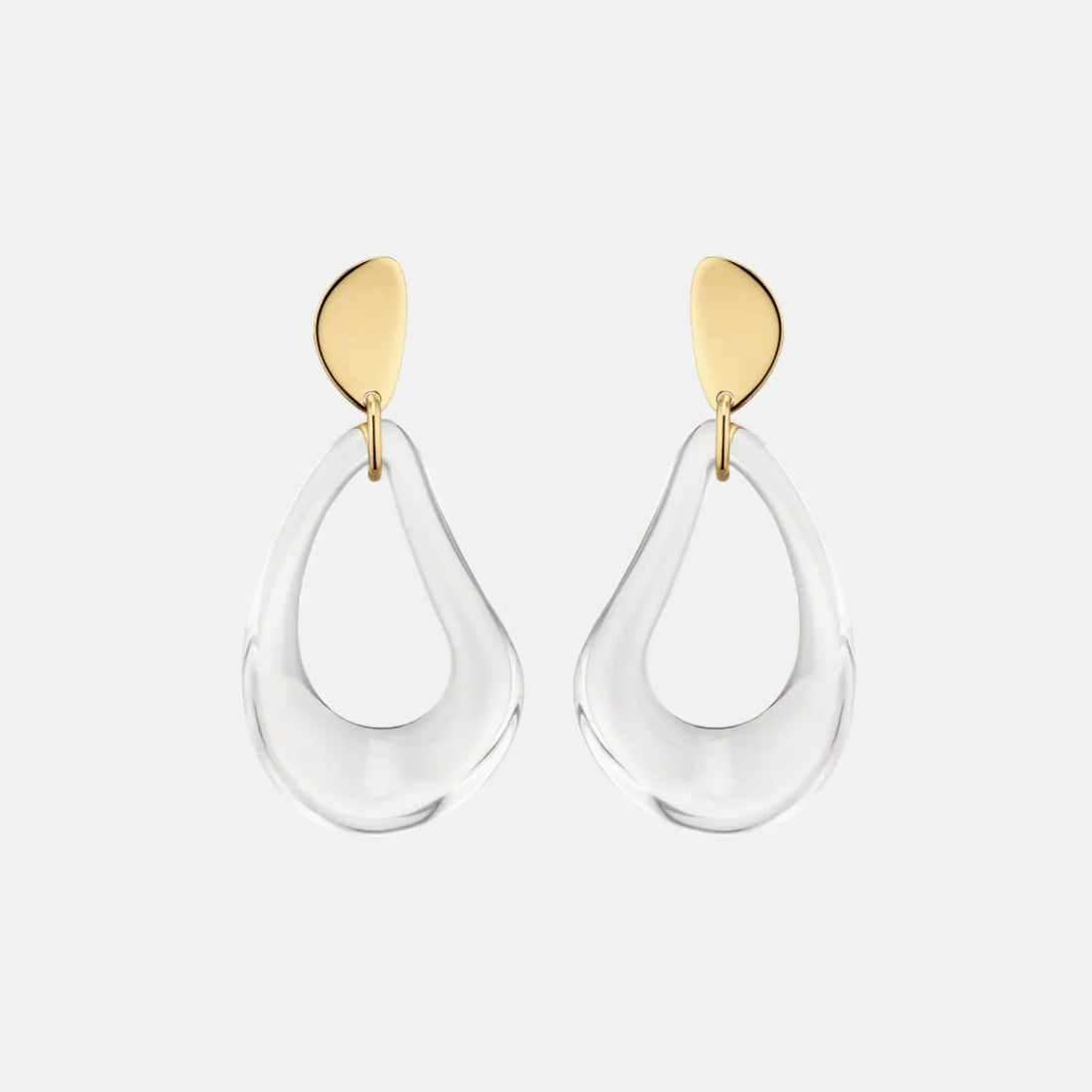Polene Nae Drop Earrings Glass Edition, Front