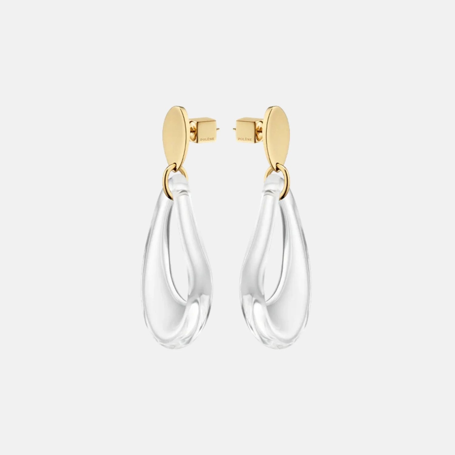Polene Nae Drop Earrings Glass Edition, Side