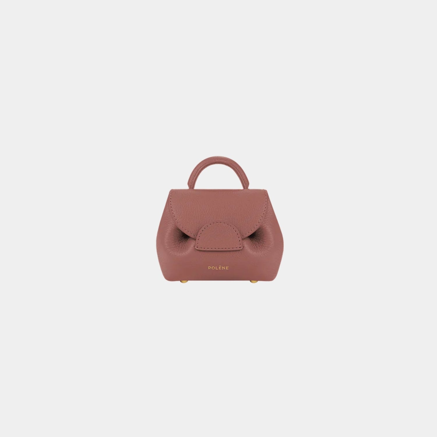 Polene Numero Un Micro Bag, Blush, Front