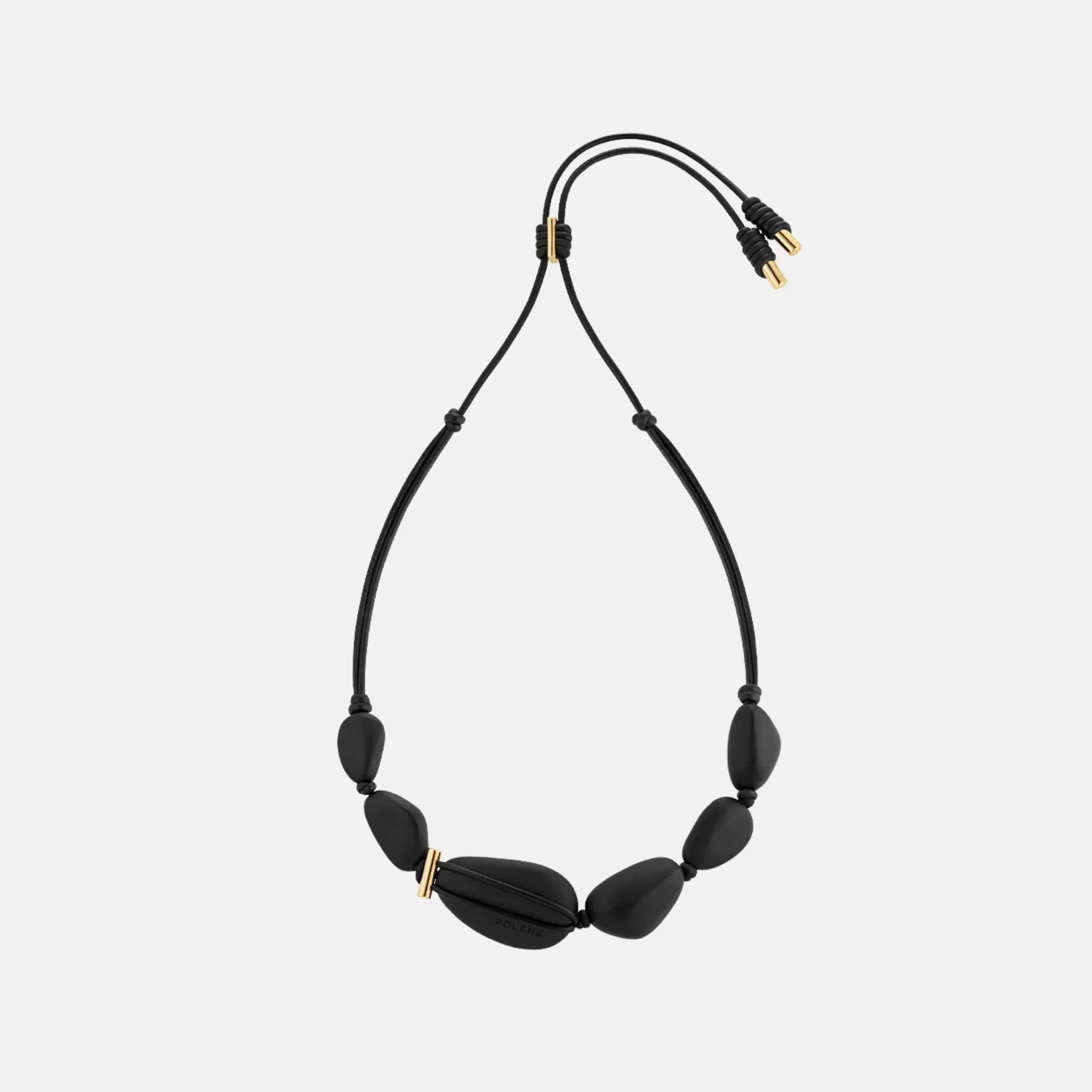 Polene Tere Necklace Black Marble Edition