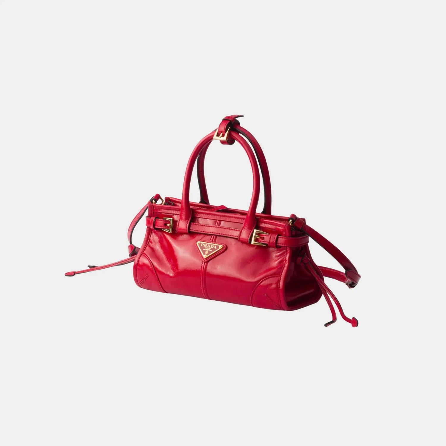 Prada Bonnie Mini Leather Handbag, Side