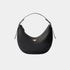 Prada Large Calfskin Leather Shoulder Bag, Black, Front