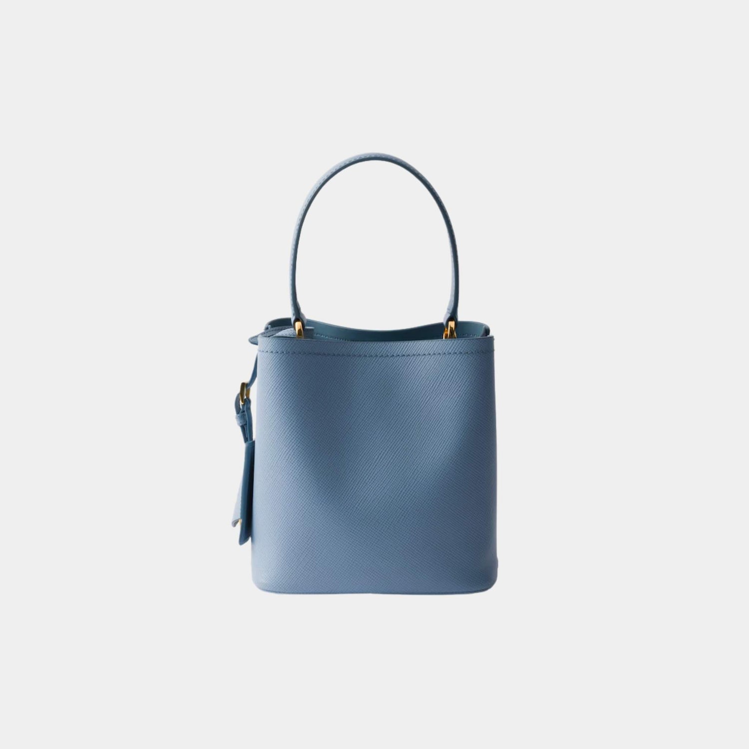 Prada Panier Saffiano Leather Mini Bag, Astral Blue, Back