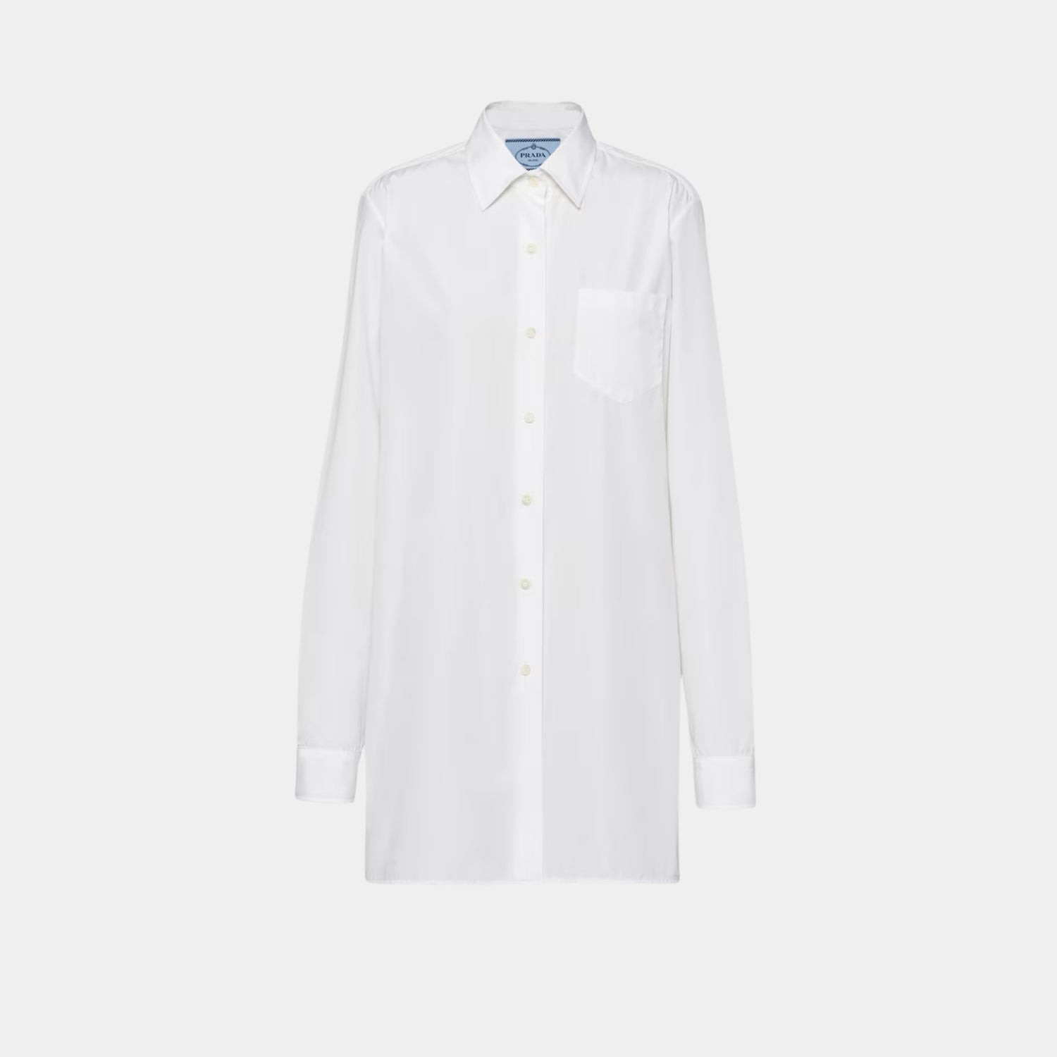 Prada Poplin Mini Shirtdress, Front