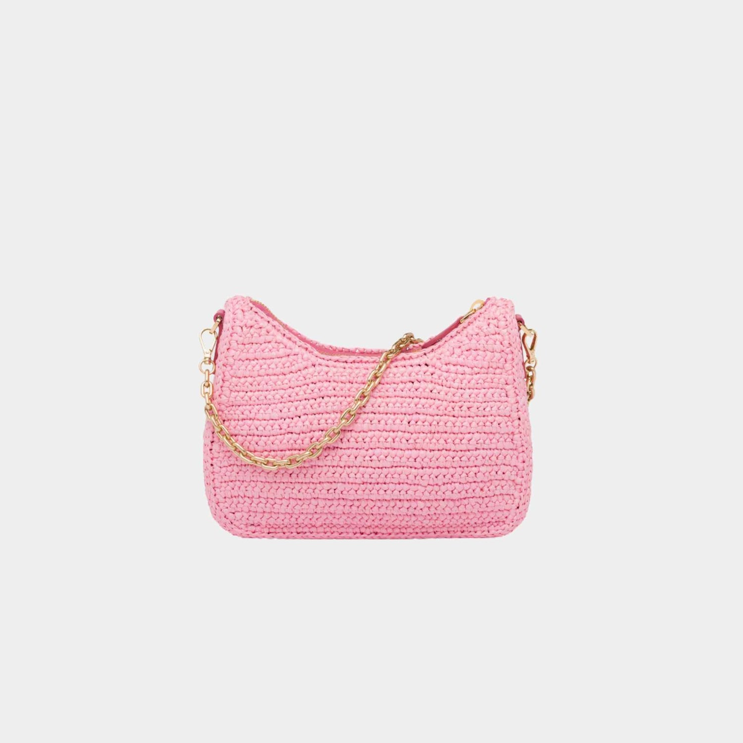 Prada Re-Edition 2005 Crochet Bag, Pink, Back