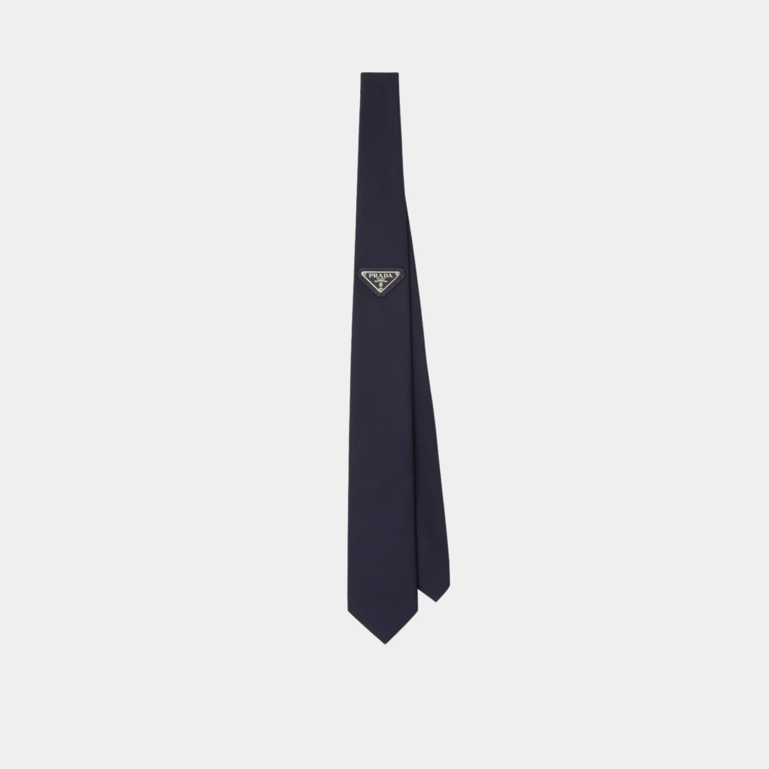 Prada Re-Nylon Gabardine Tie, Blue, Front