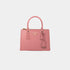 Prada Small Galleria Crocodile Leather Bag, Petal Pink, Front