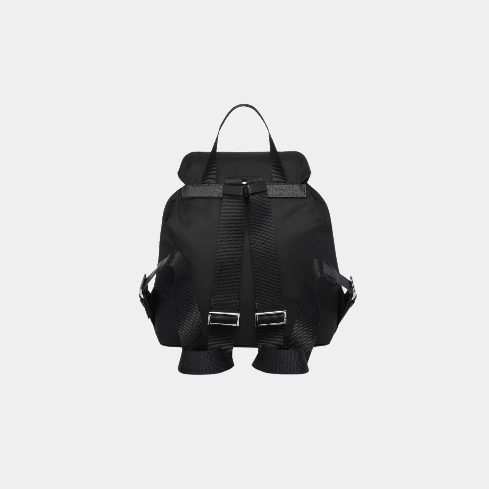 Prada Small Re-Nylon Backpack, Black, Back