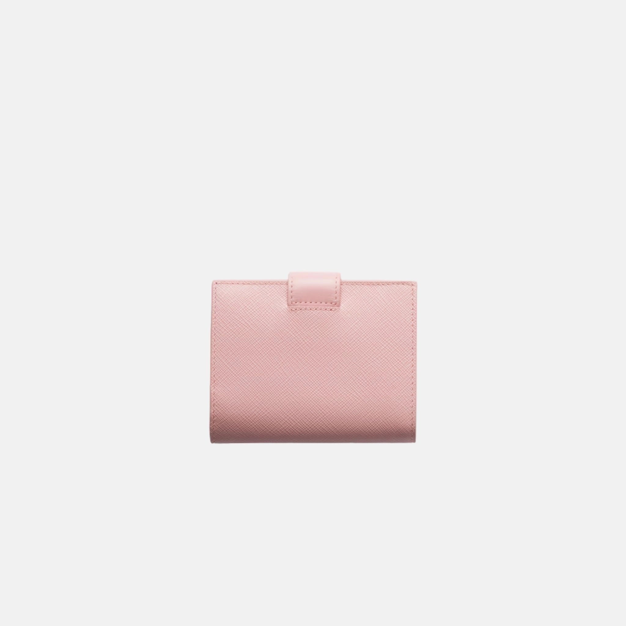 Small Saffiano and Smooth Leather Wallet