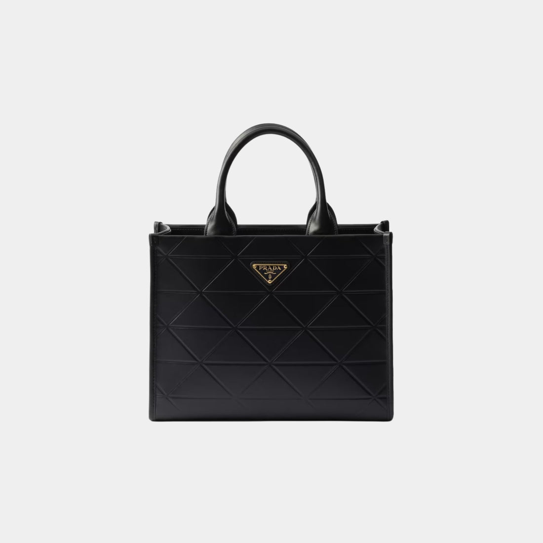 Prada Symbole Medium Leather Bag, Front