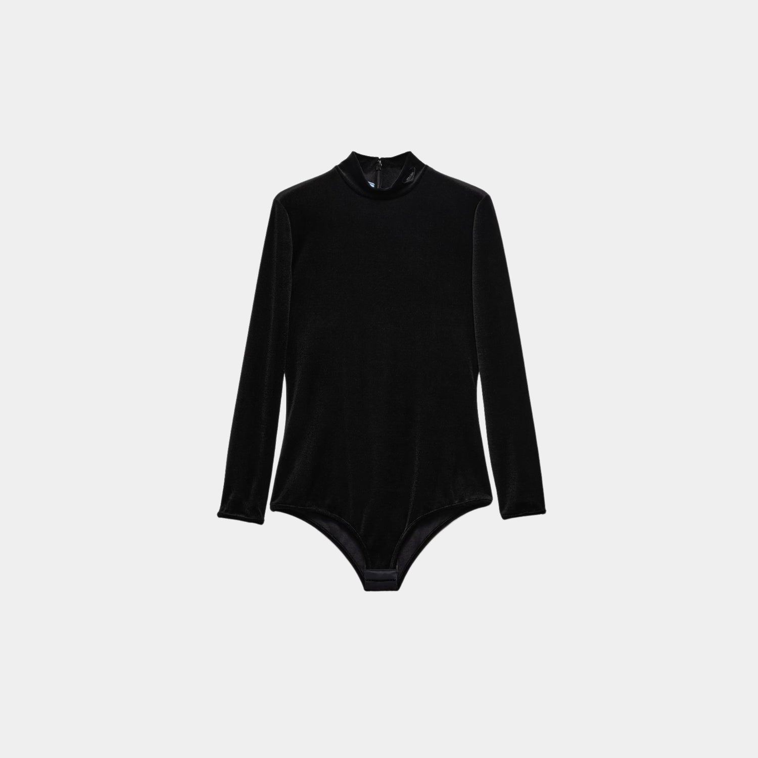 Prada Velvet Jersey Bodysuit, Front