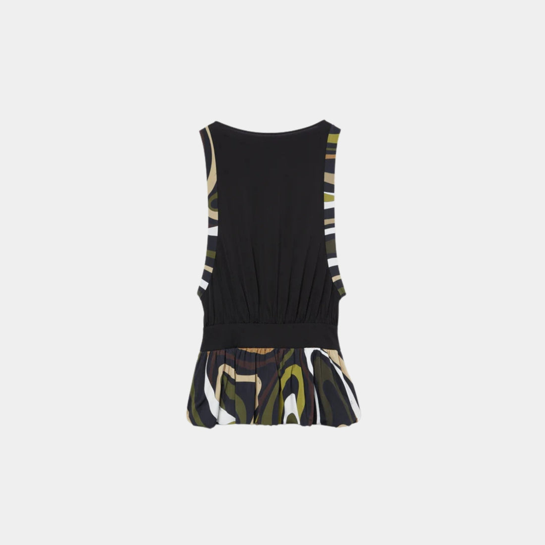Pucci Marmo Print Draped Mini Dress, Front