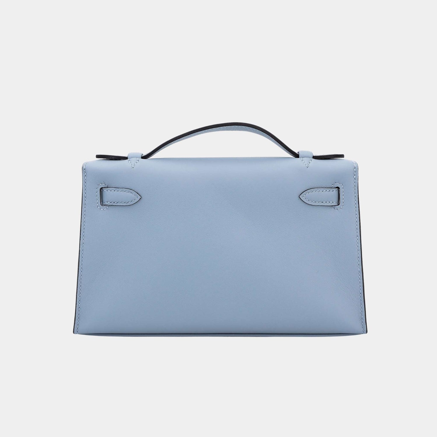 Kelly Pochette Swift Bleu Lin PHW