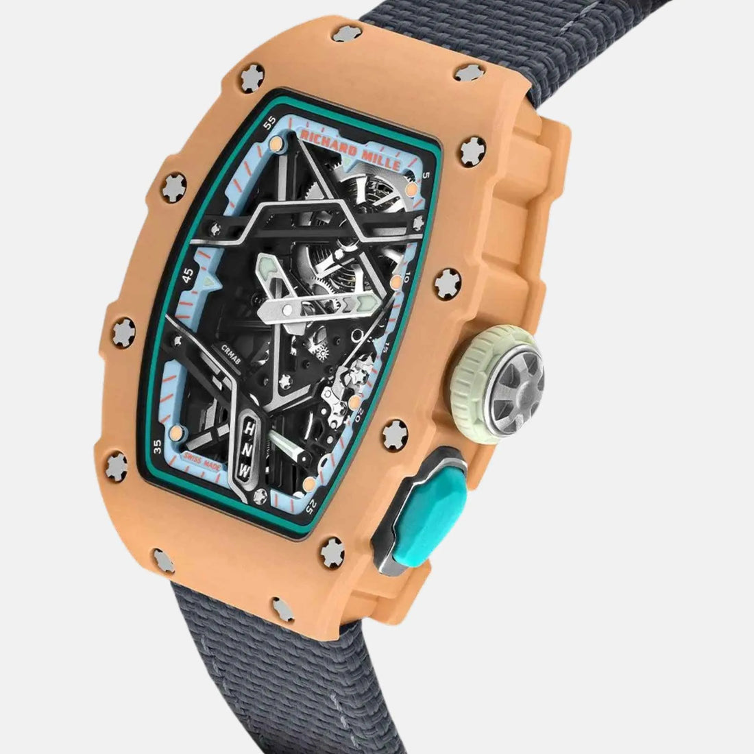 Richard Mille RM07-04 ساعة رياضية بلفّ أوتوماتيكي، من الجانب