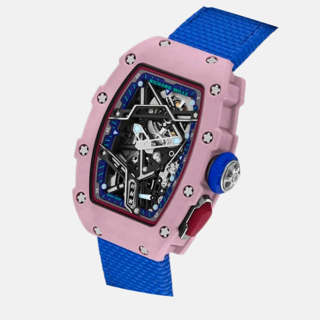 txt
Richard Mille RM07-04 يولييا ليفتشينكو باللونين الأزرق والوردي، جانب