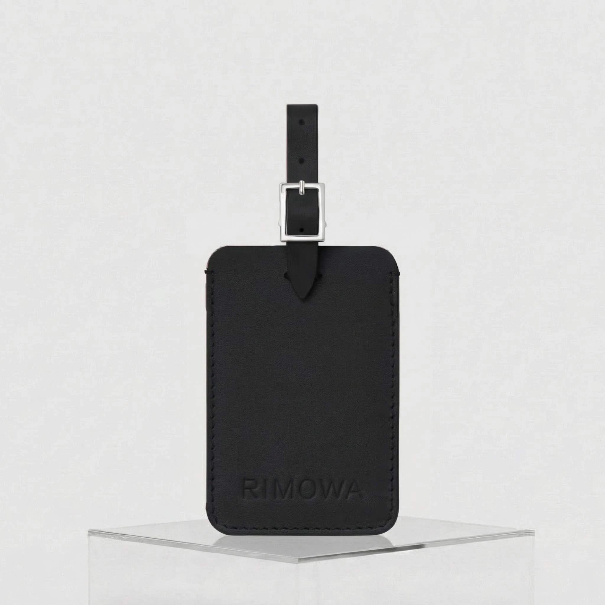 Rimowa Address Holder, Black, Front Studio