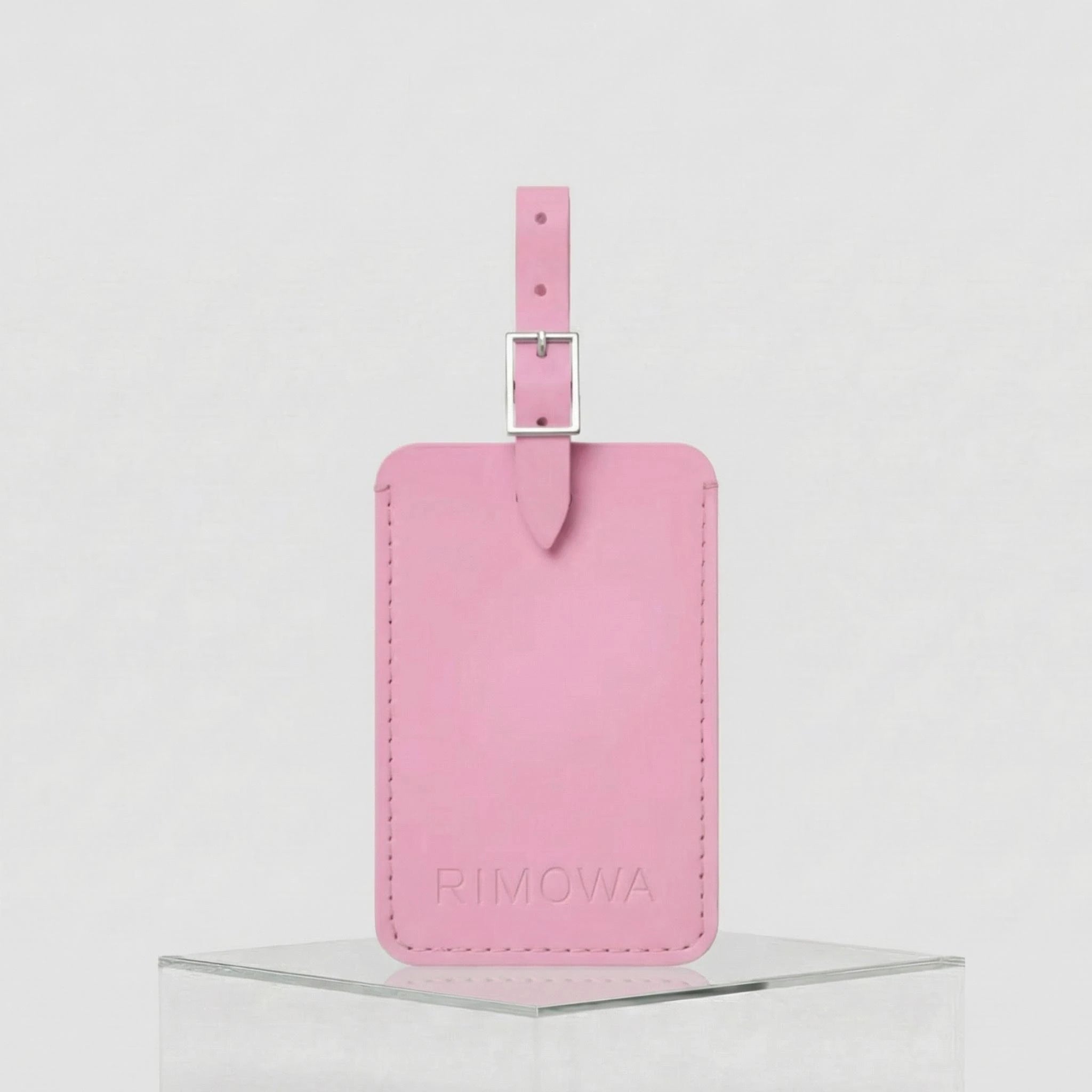 Rimowa Address Holder, Rose Pink, Front Studio