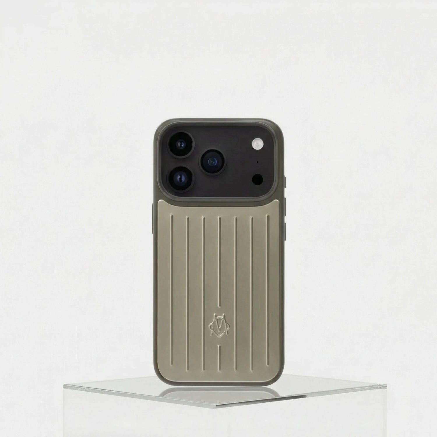 Rimowa Aluminum Case iphone 17 Pro Max, Silver, Front