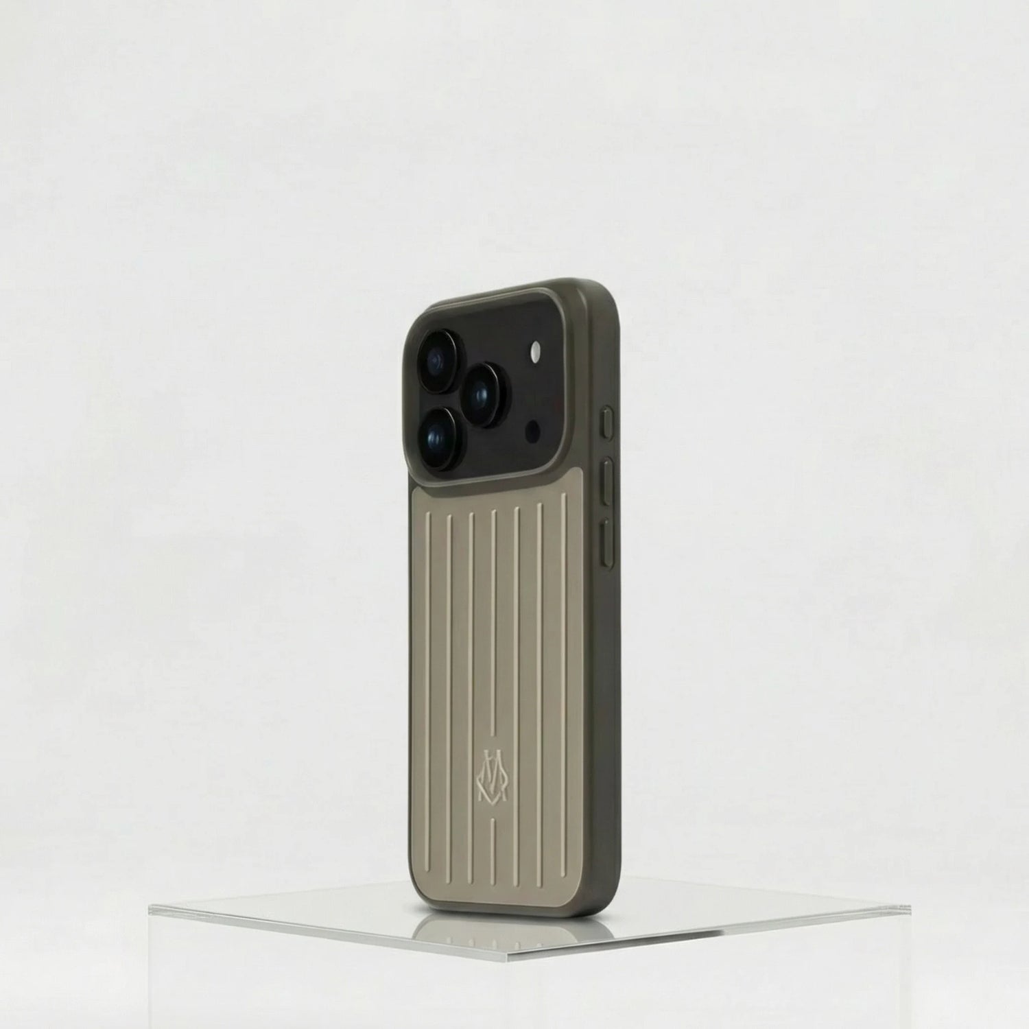 Rimowa Aluminum Case iphone 17 Pro Max, Silver, Side