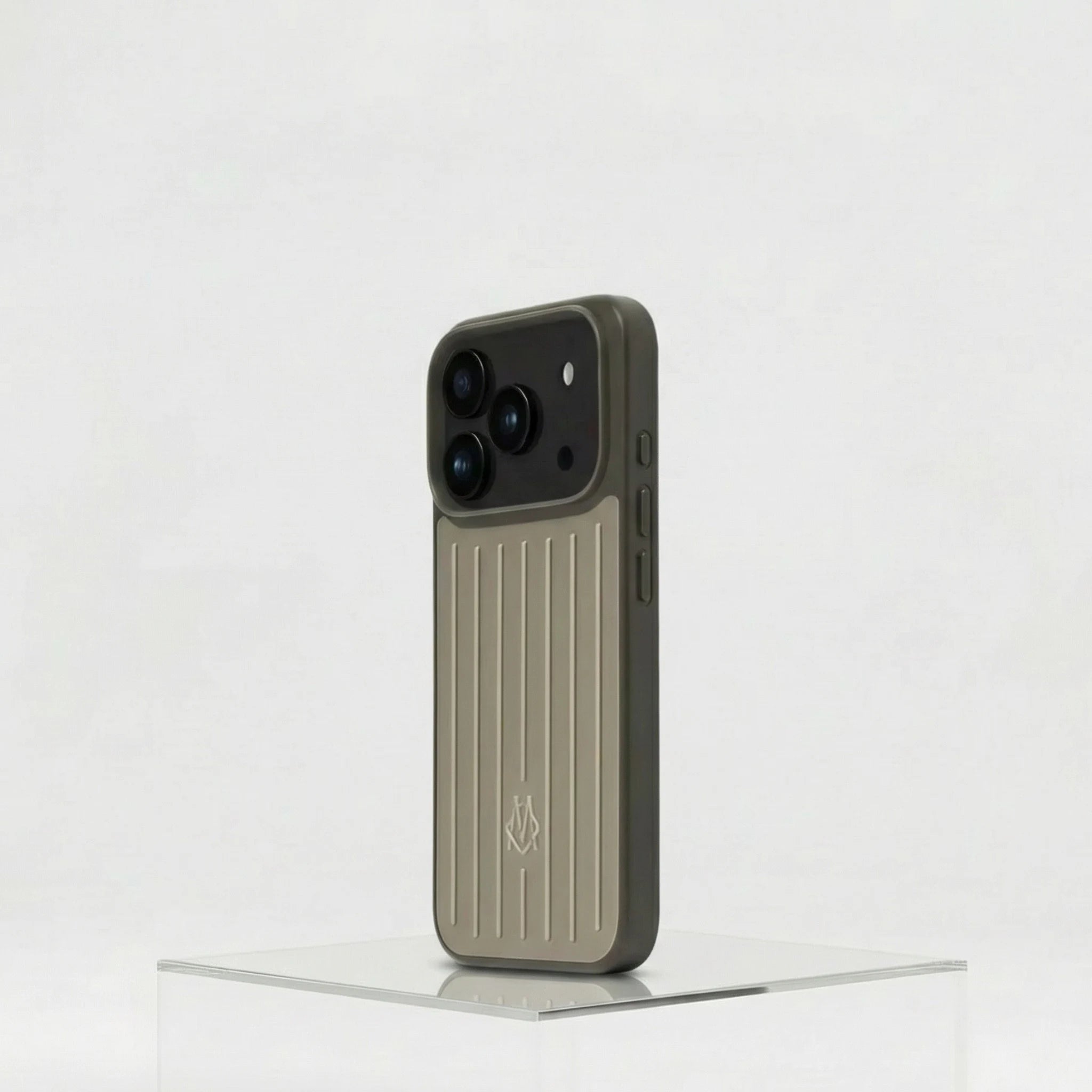 Rimowa Aluminum Case iphone 17 Pro Max, Silver, Side
