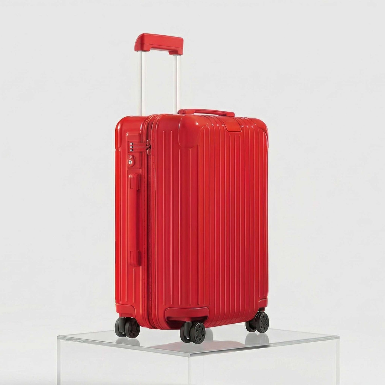 Rimowa Essential Cabin, Gloss Red, Studio, Side