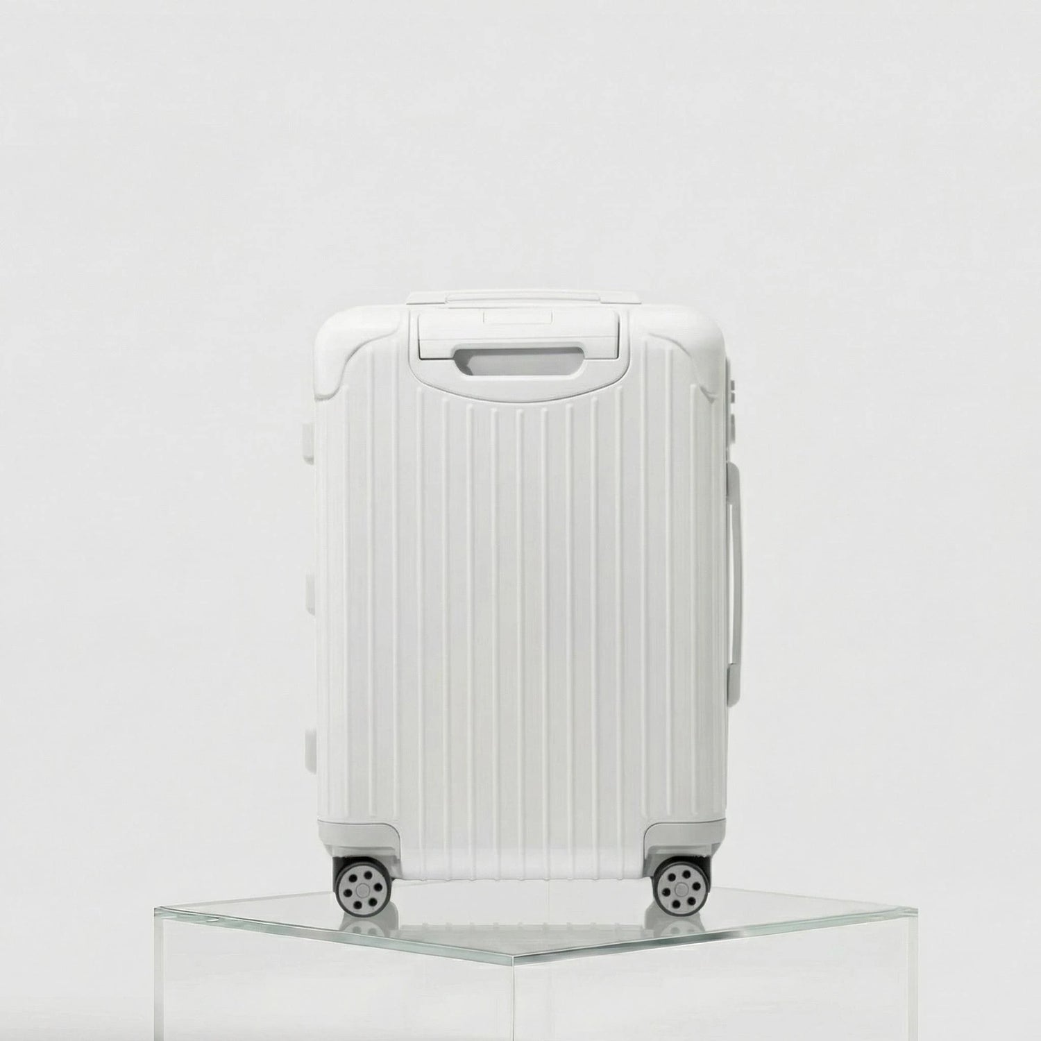Rimowa Essential Cabin, Gloss White, Studio, Back