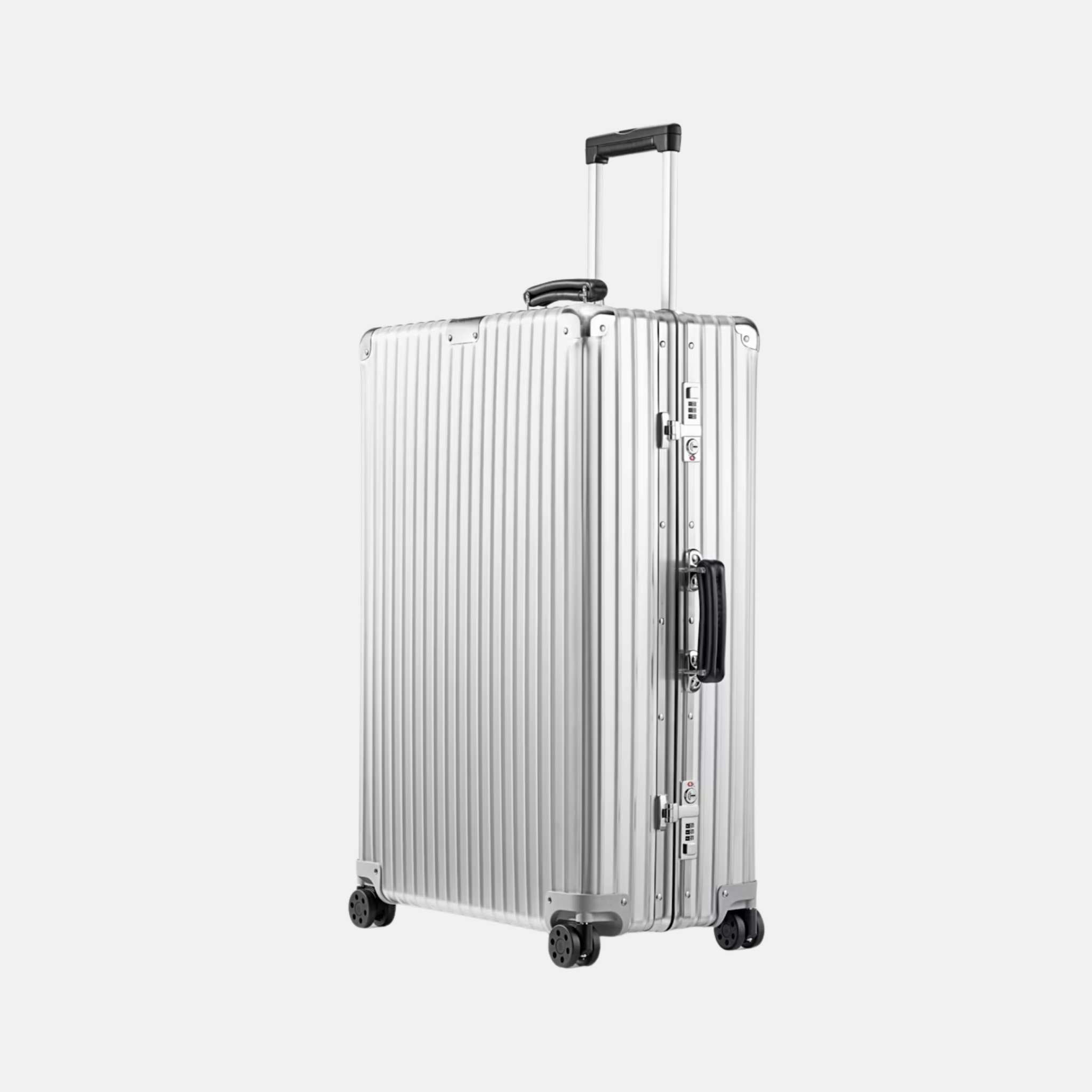 Rimowa Classic Check In L, Silver, Side