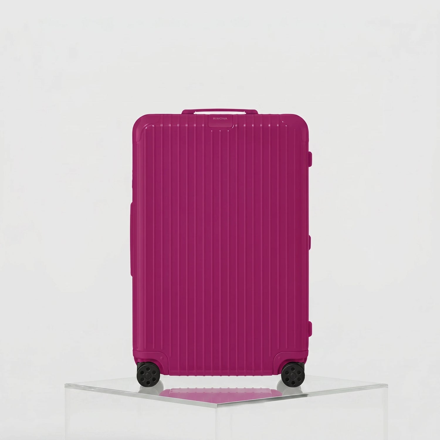 Rimowa Essential Check In L, Gloss Magenta Purple, Front