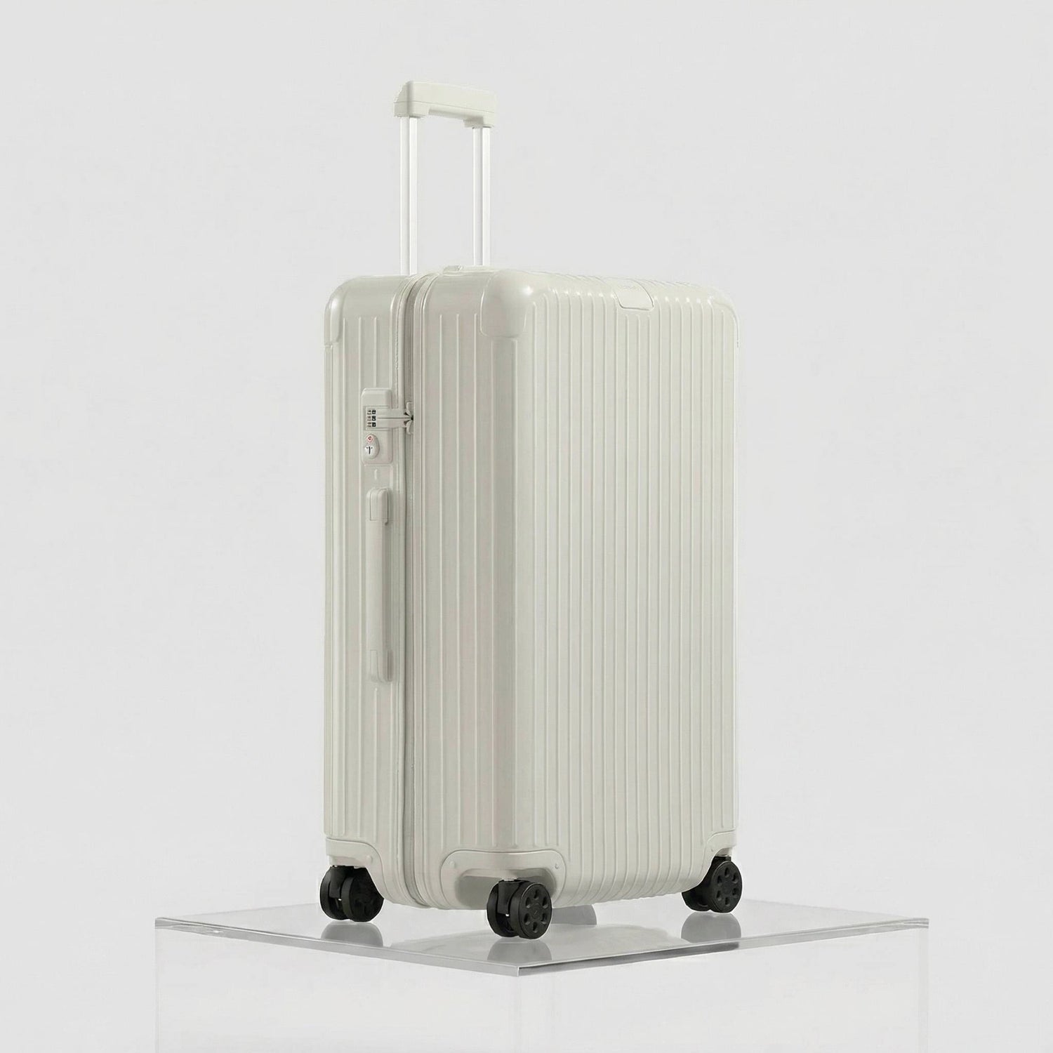Rimowa Essential Check In L, Gloss Clay Beige, Studio, Side