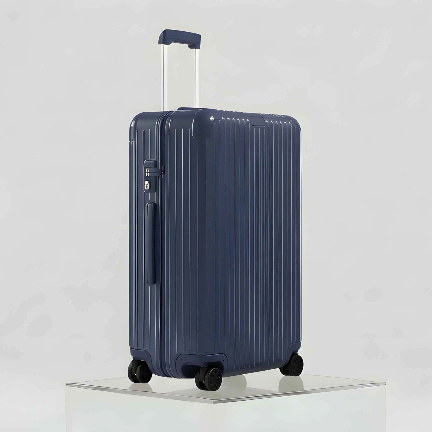 Rimowa Essential Check In L, Matte Blue, Side