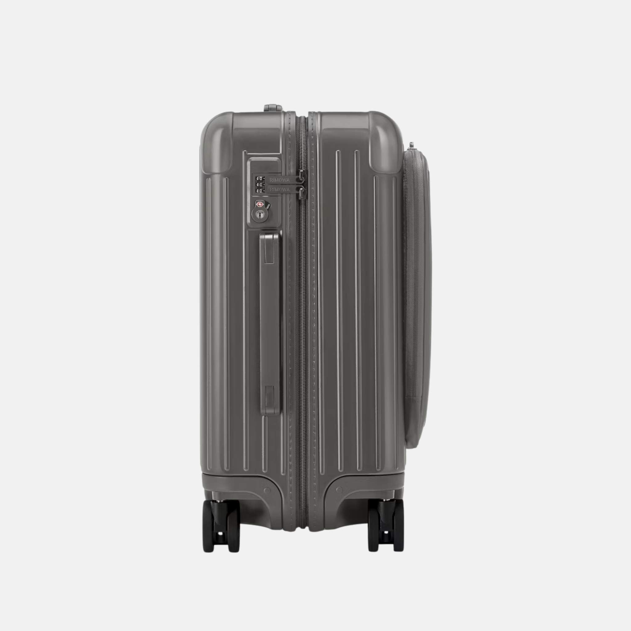 Rimowa Essential Sleeve Cabin Plus, Grey, Side View