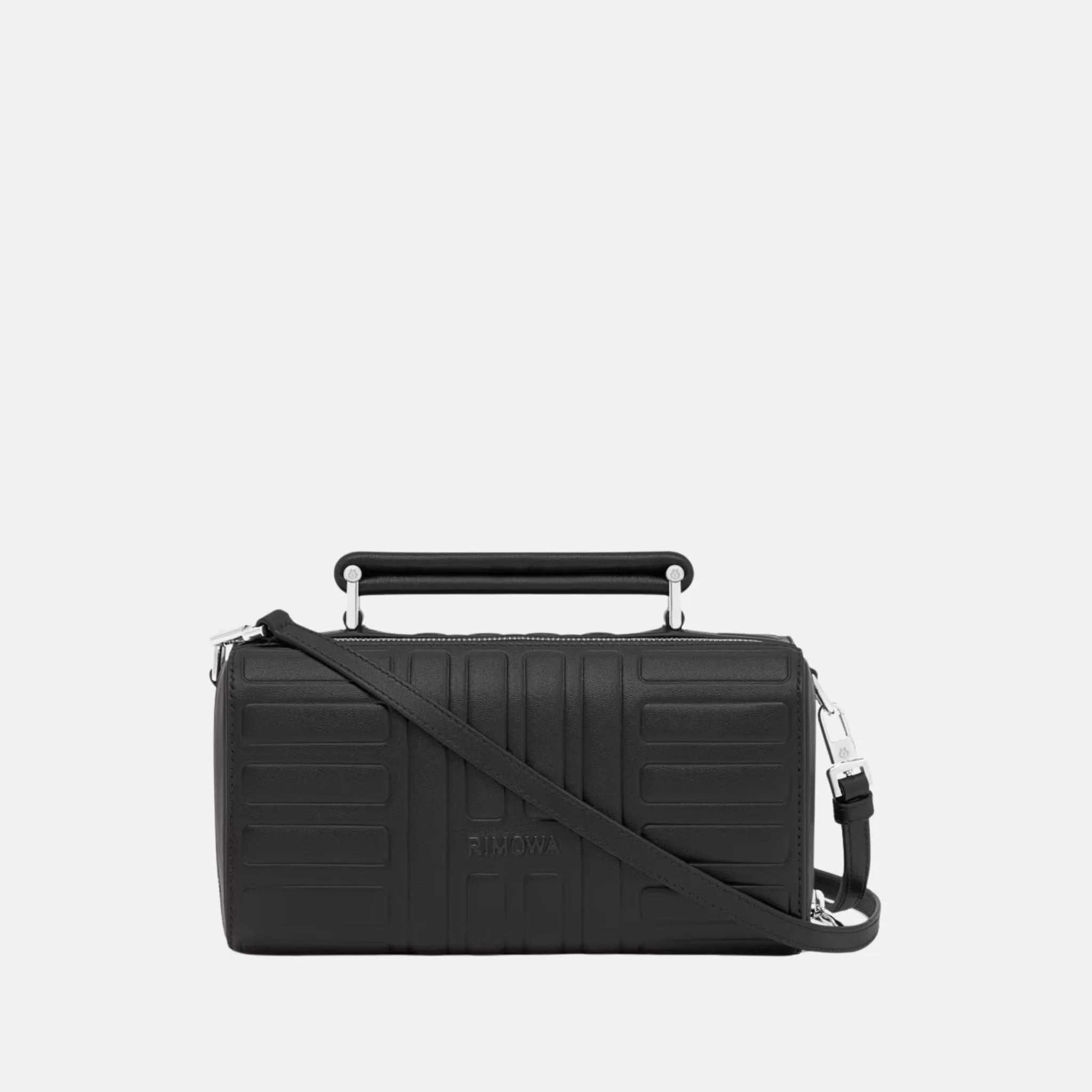 Rimowa Groove Leather Cross Body Bag Small, Black, Front