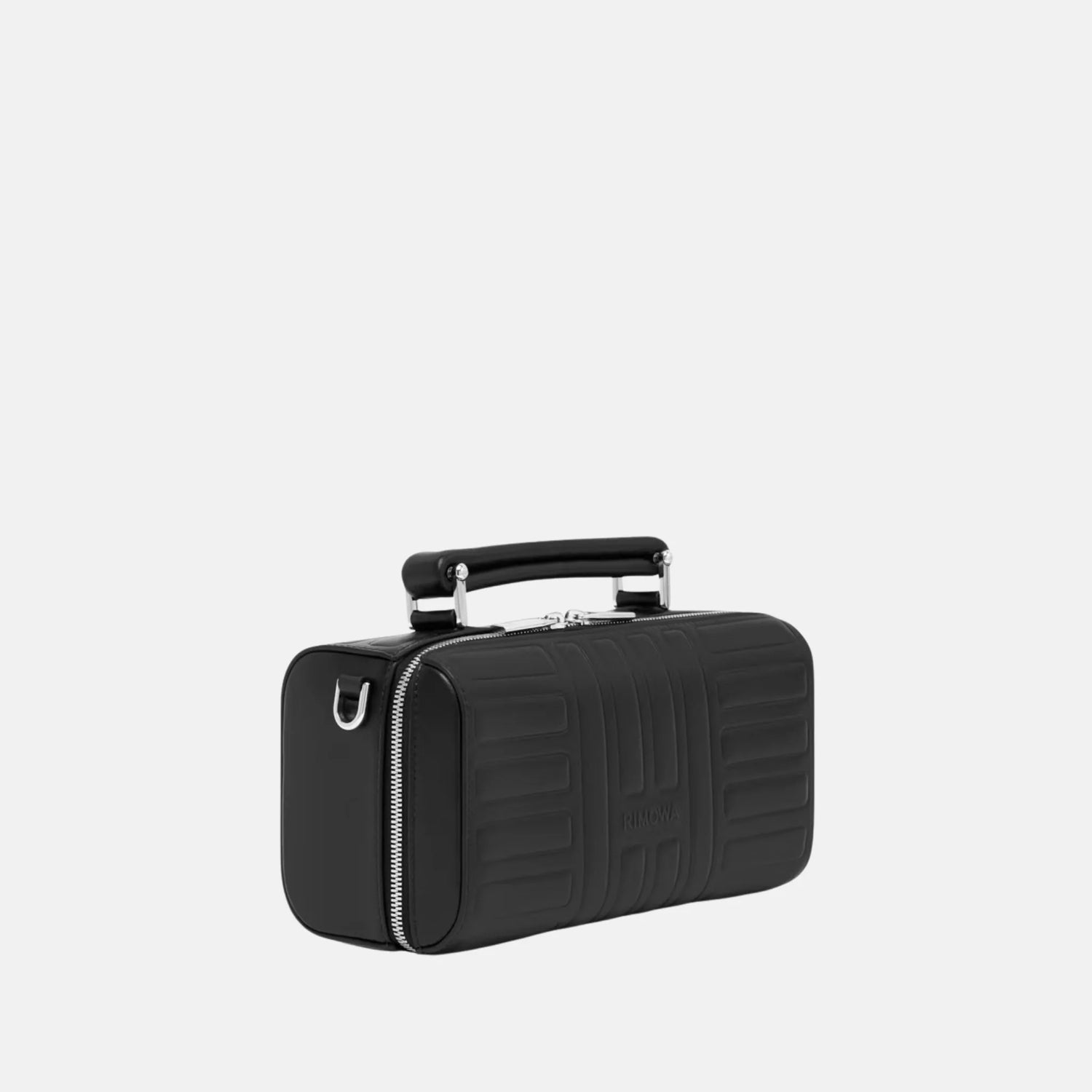 Rimowa Groove Leather Cross Body Bag Small, Black, Side