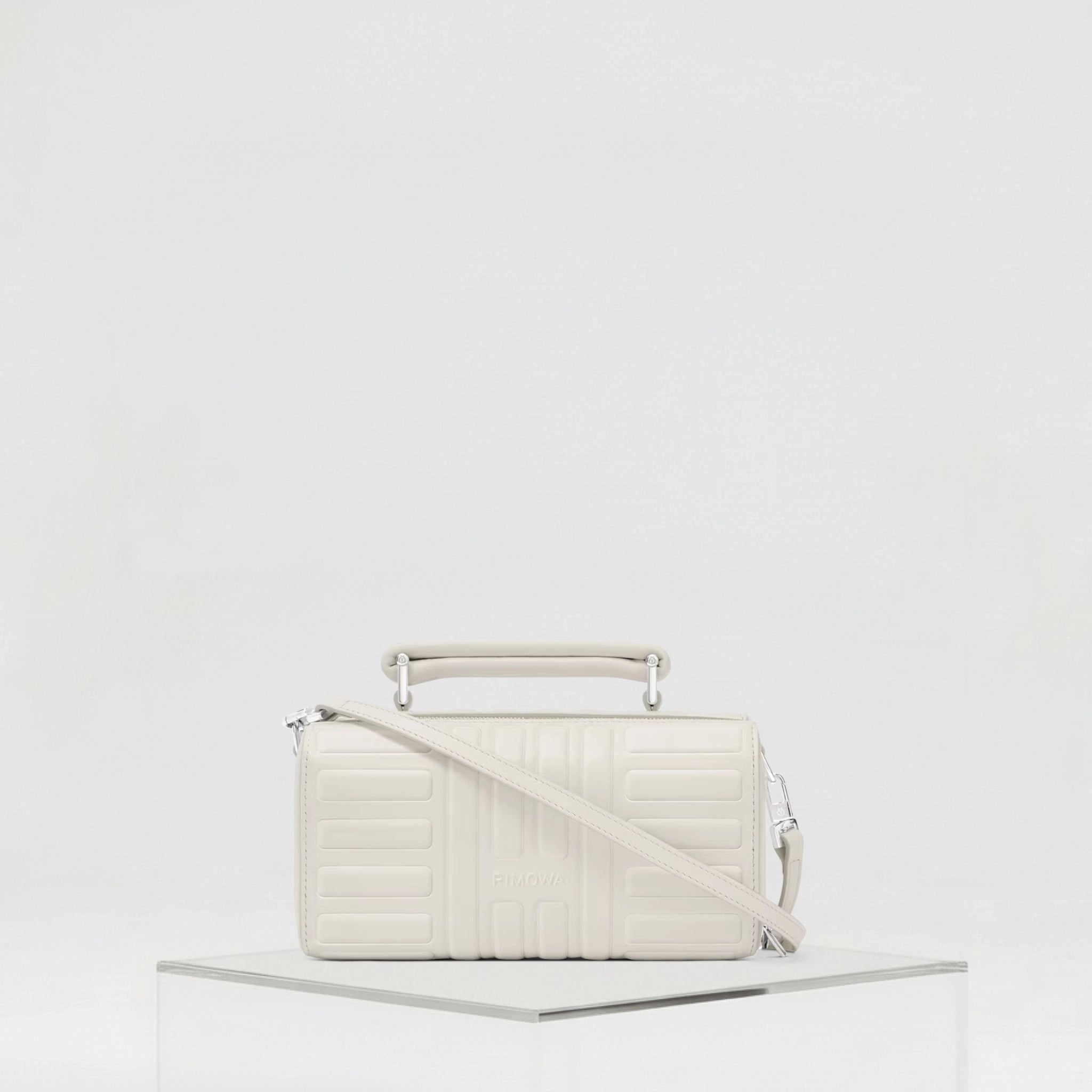 Rimowa Groove Leather Cross Body Bag Small Chalk Beige