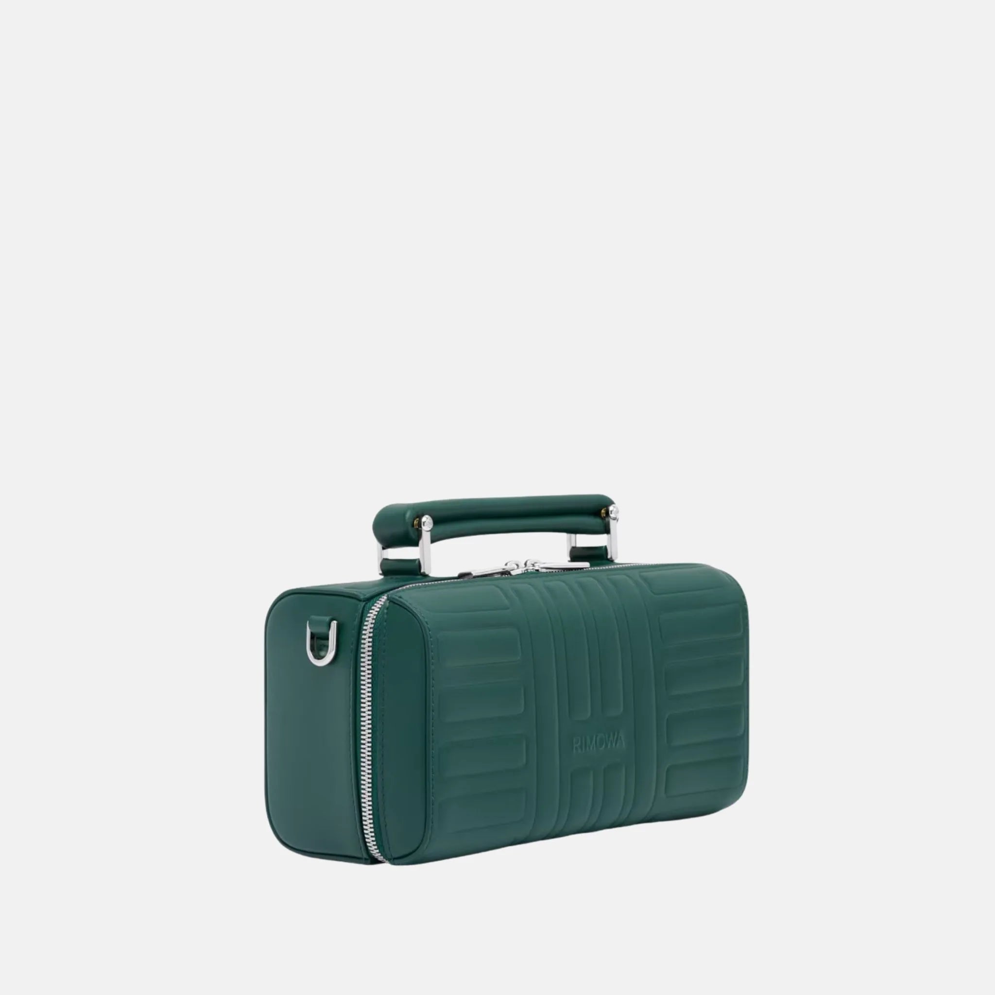 Rimowa Groove Leather Cross Body Bag Small, Green, Side
