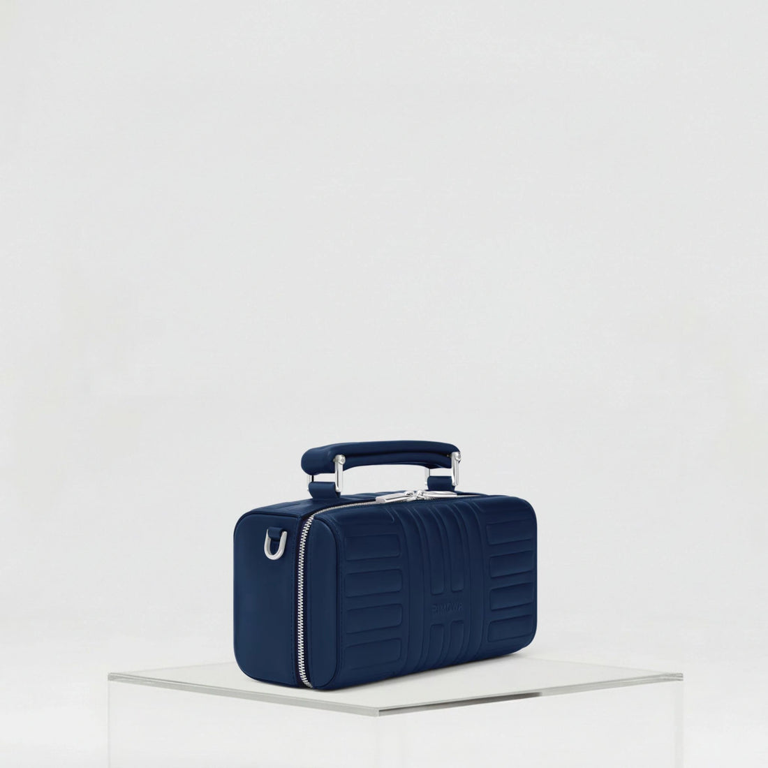 Rimowa Groove Leather Cross Body Bag Small, Ink Blue, Side