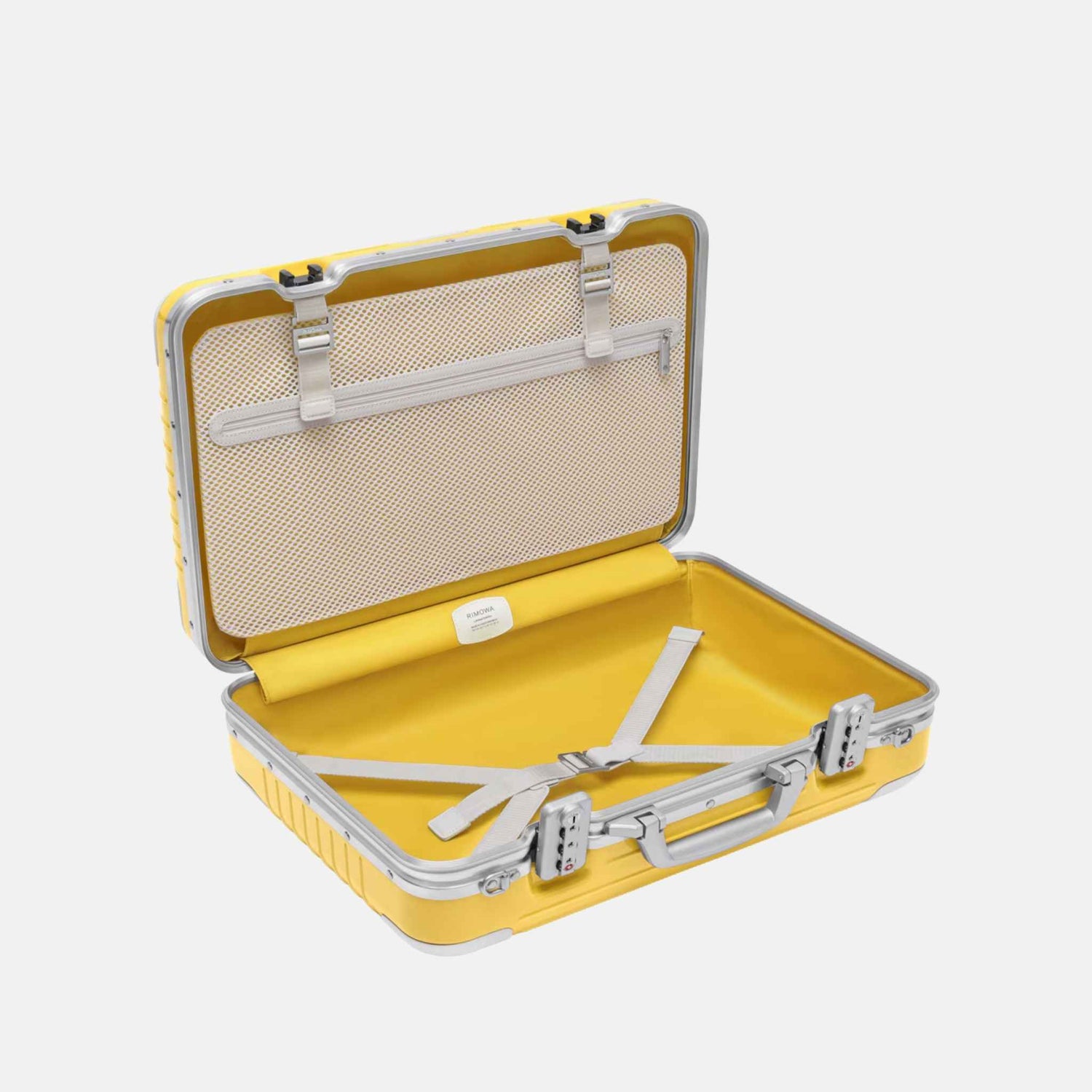 Rimowa Holiday Hand Carry Case, Yellow, Inside