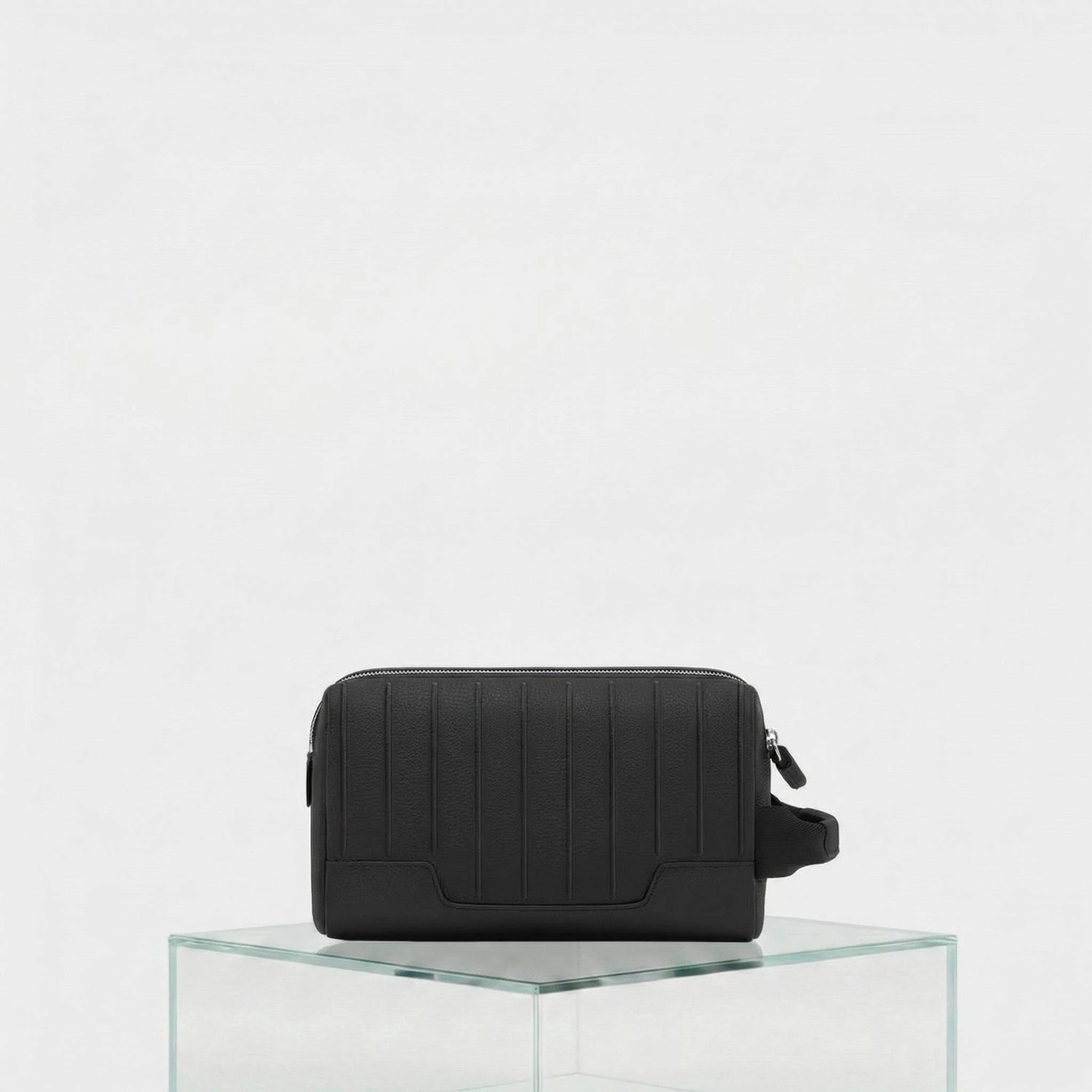 Rimowa Never Still Leather Toiletry Bag, Black, Back