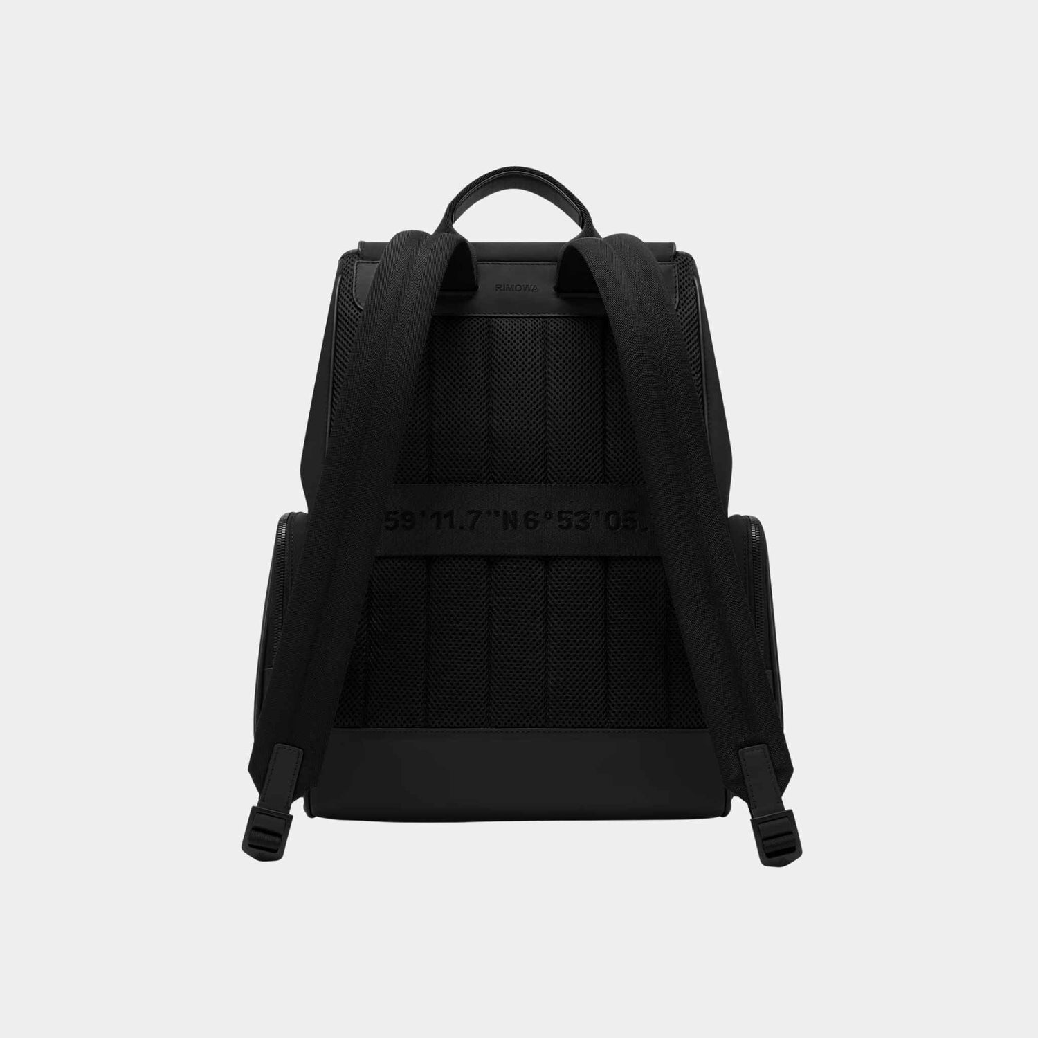 Rimowa Never Still Nylon Flap Backpack Large, Black, Back