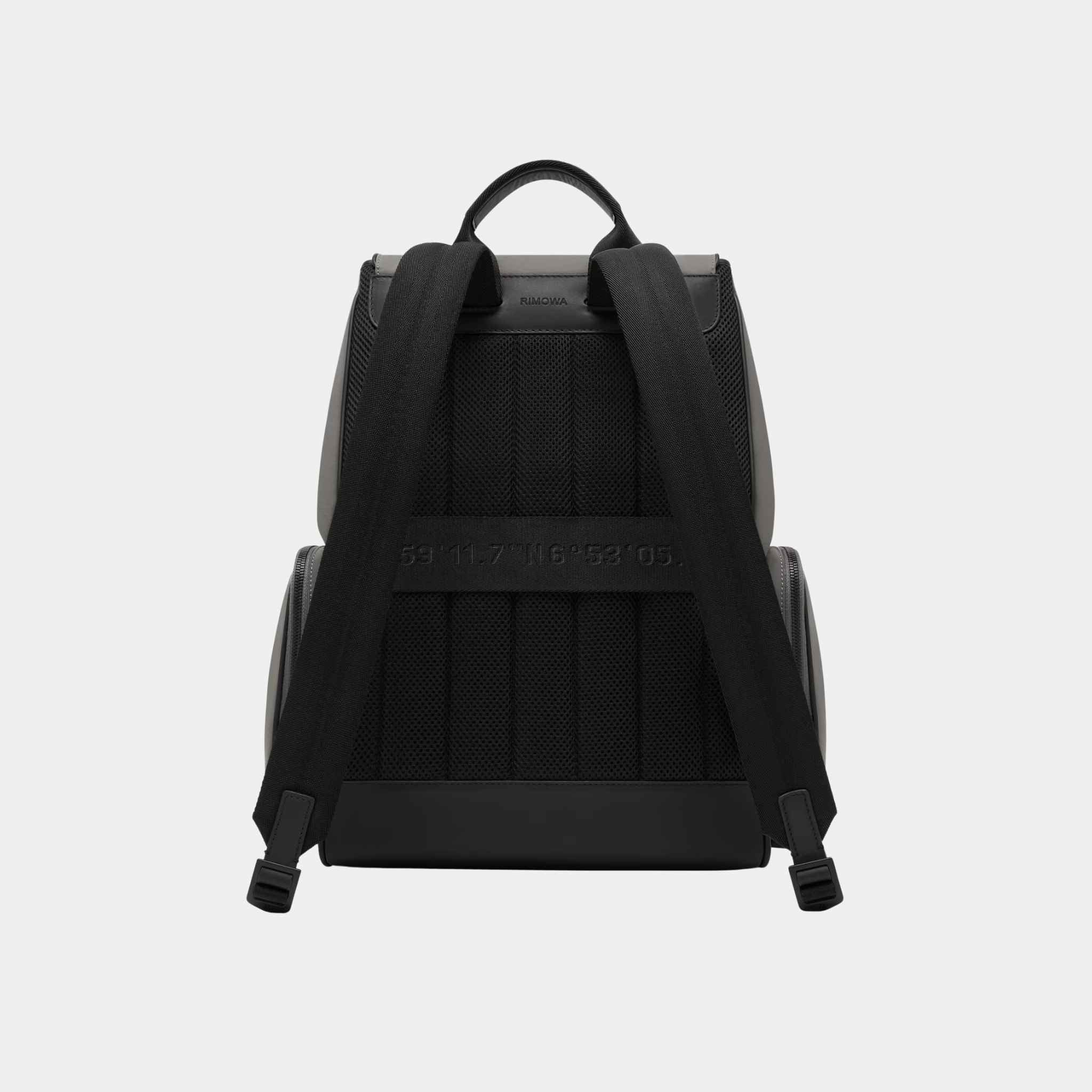 Rimowa Never Still Nylon Flap Backpack Large, Slate Grey, Back