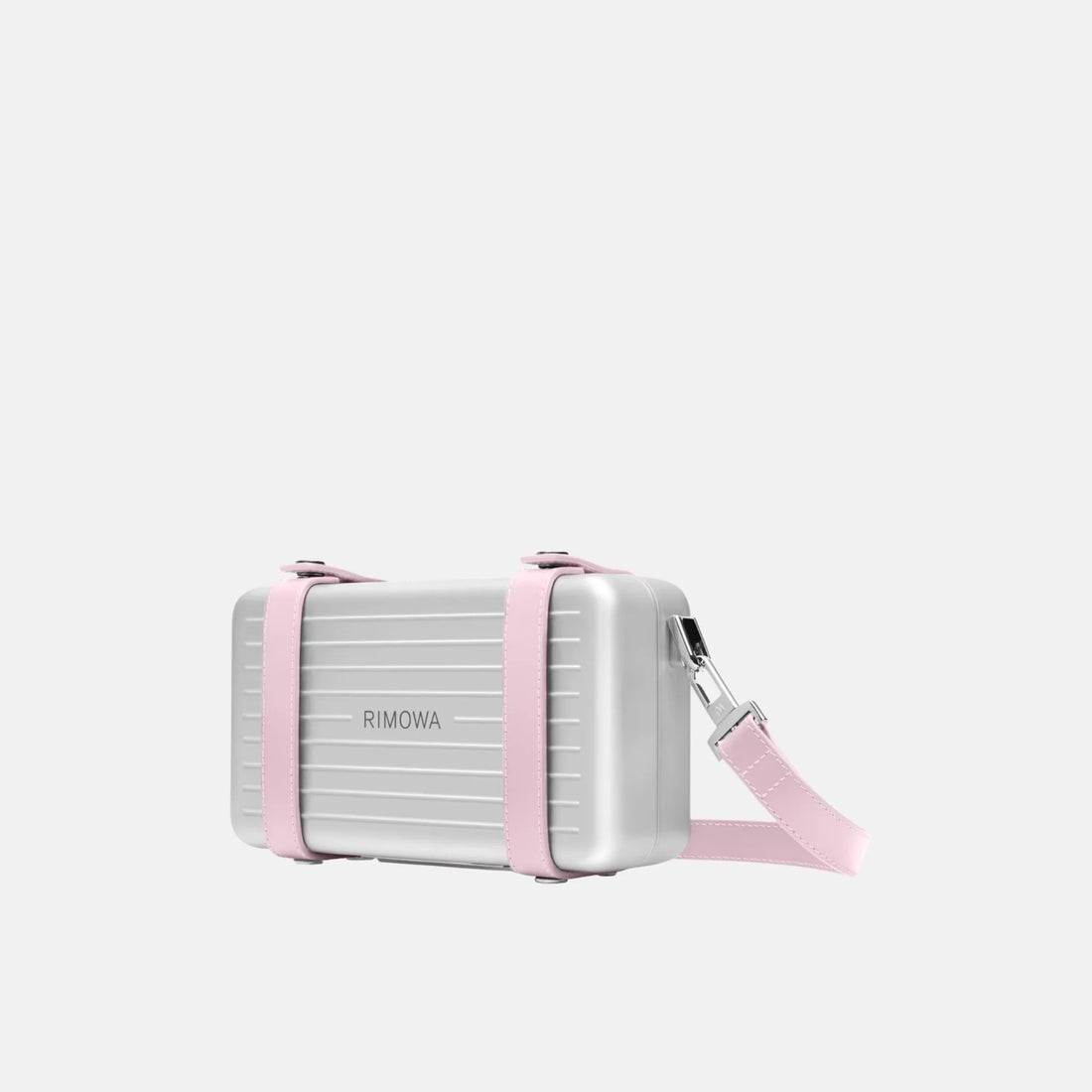 Rimowa Personal Aluminium Cross-Body Bag, Ballerina Pink, Front
