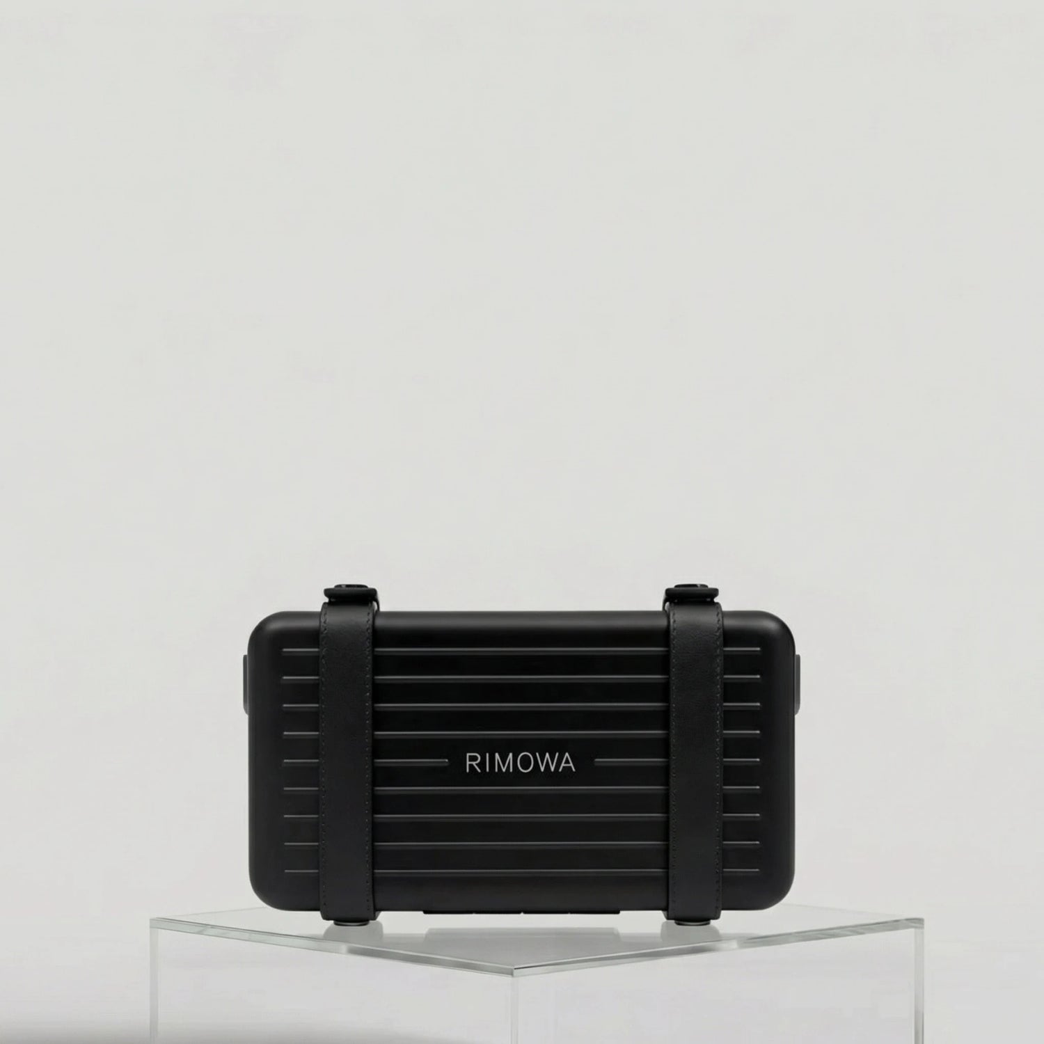 Rimowa Personal Aluminium Cross-Body Bag, Black, Front