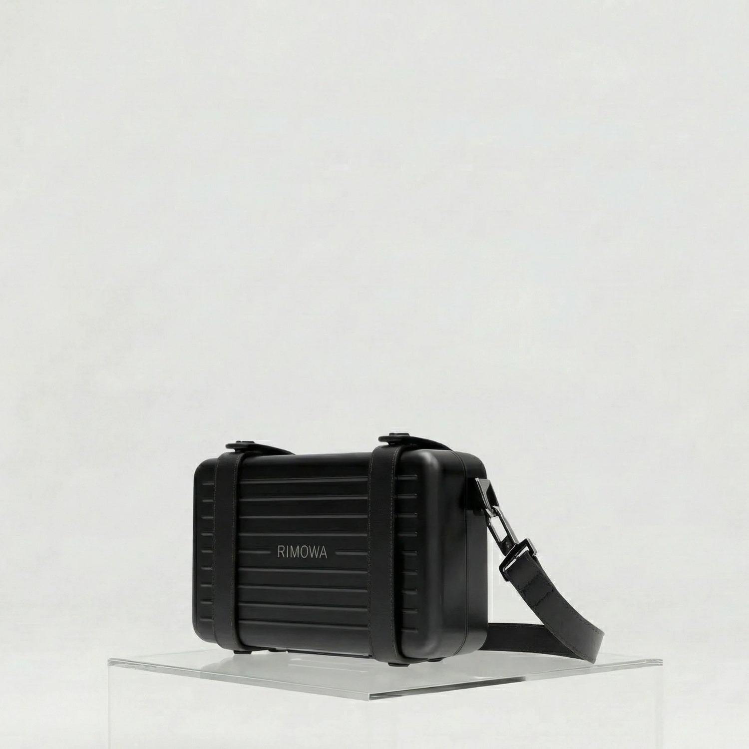 Rimowa Personal Aluminium Cross-Body Bag, Black, Side